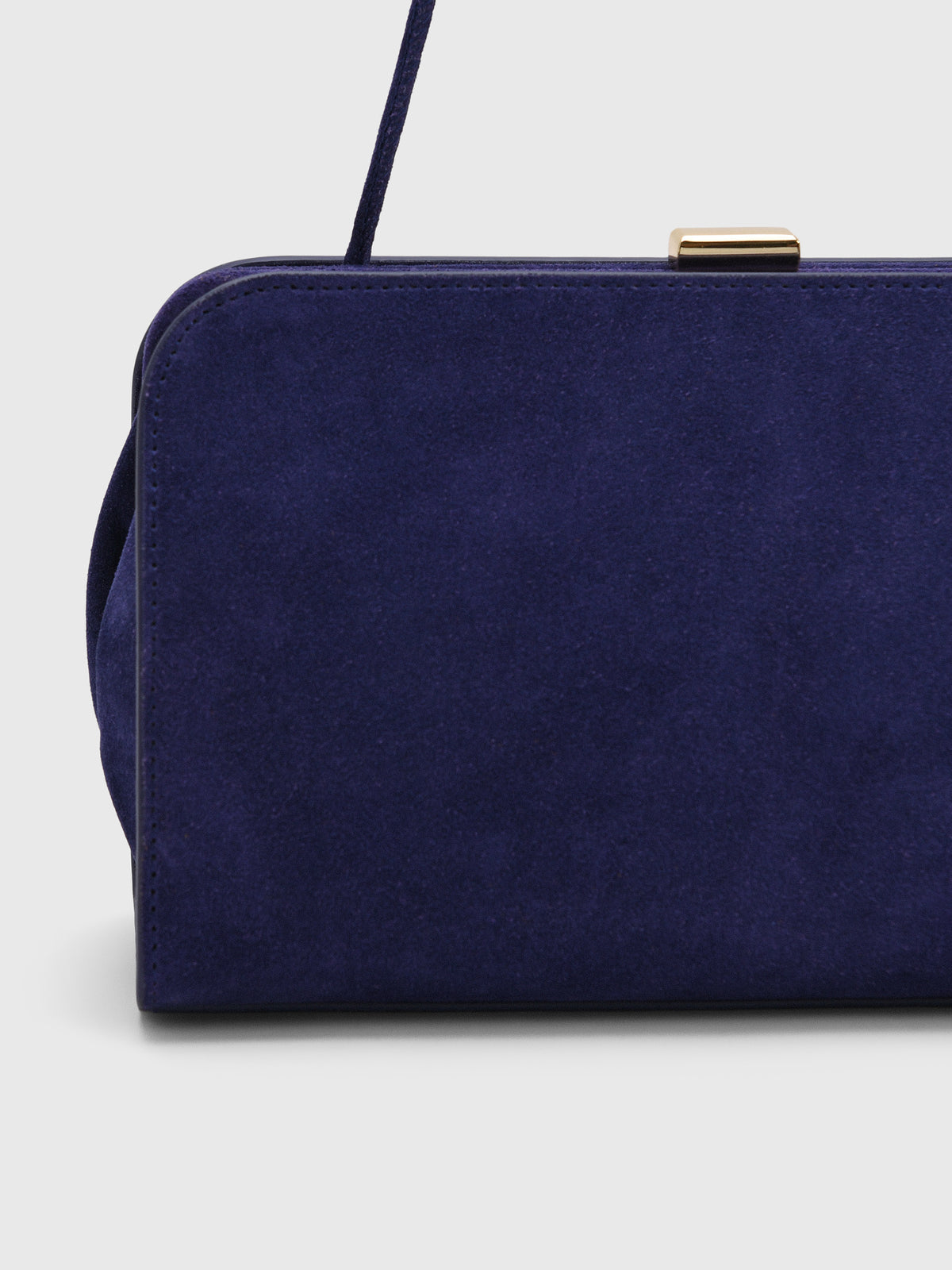 Loeffler Randall Zella Suede Clutch - Saint Bernard
