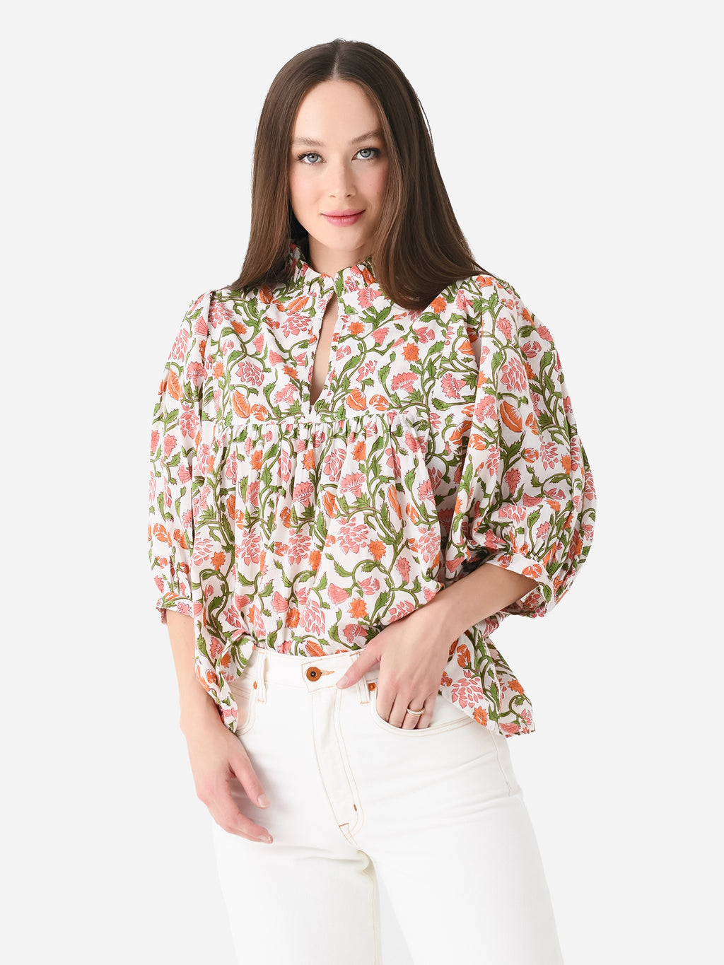 Sur La Vague Women's Zinnia Blouse - Saint Bernard