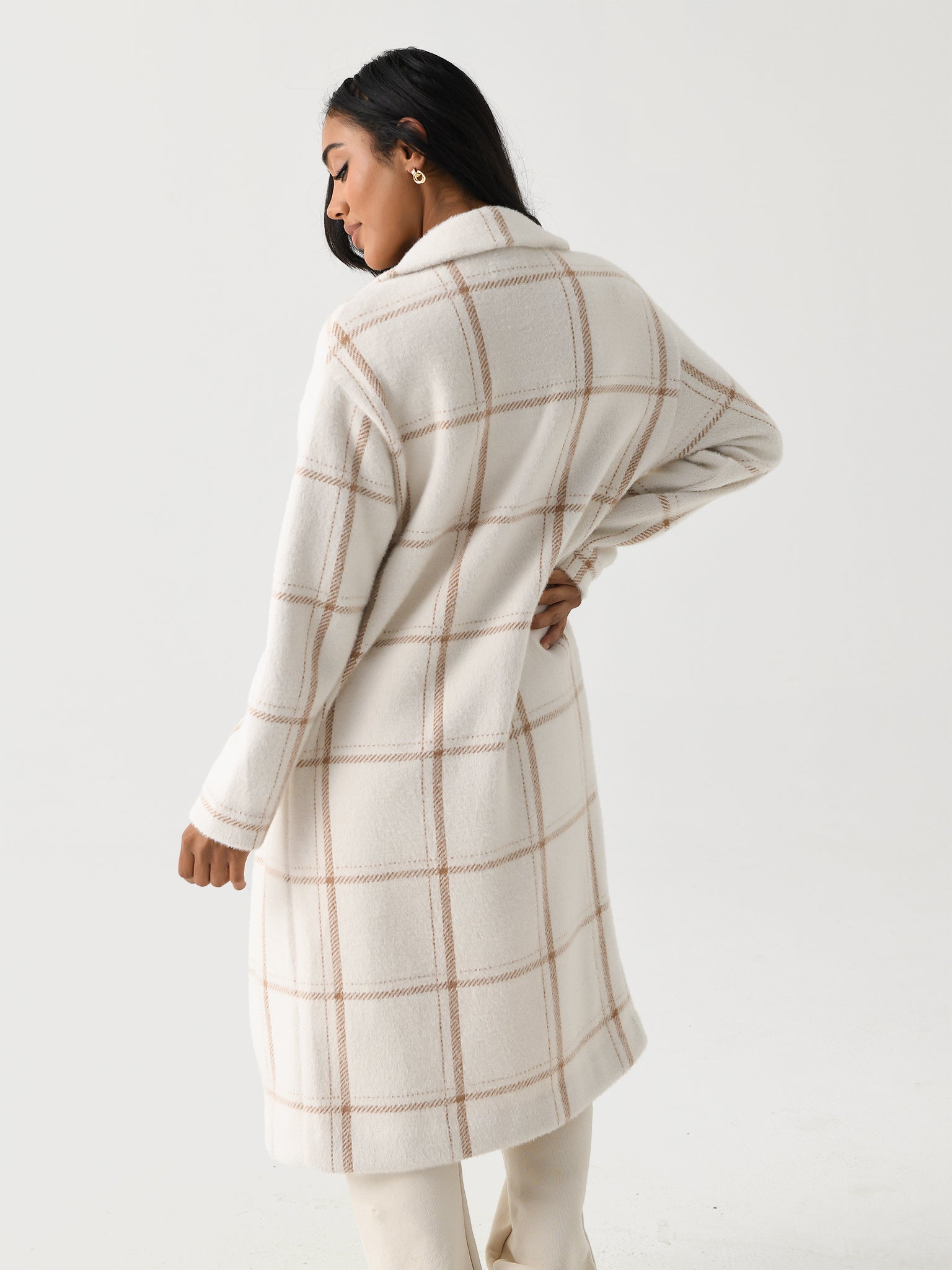 Z Supply Women's Mason Windowpane Coat | $199.00 | Saint Bernard