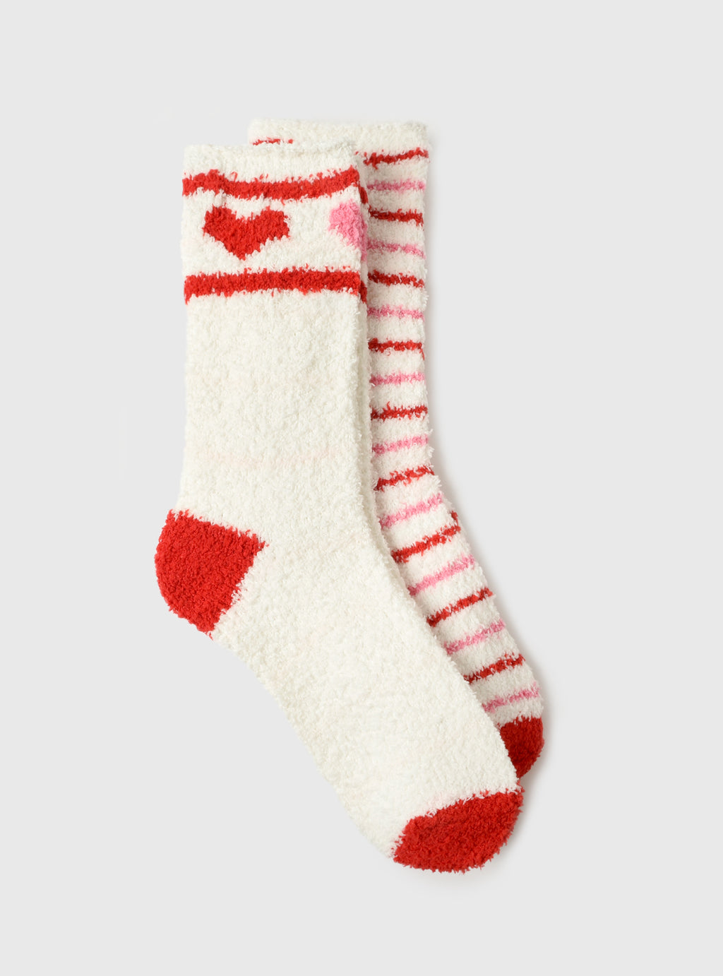 Z Supply Women's Plush Stripe Sock Set - Saint Bernard