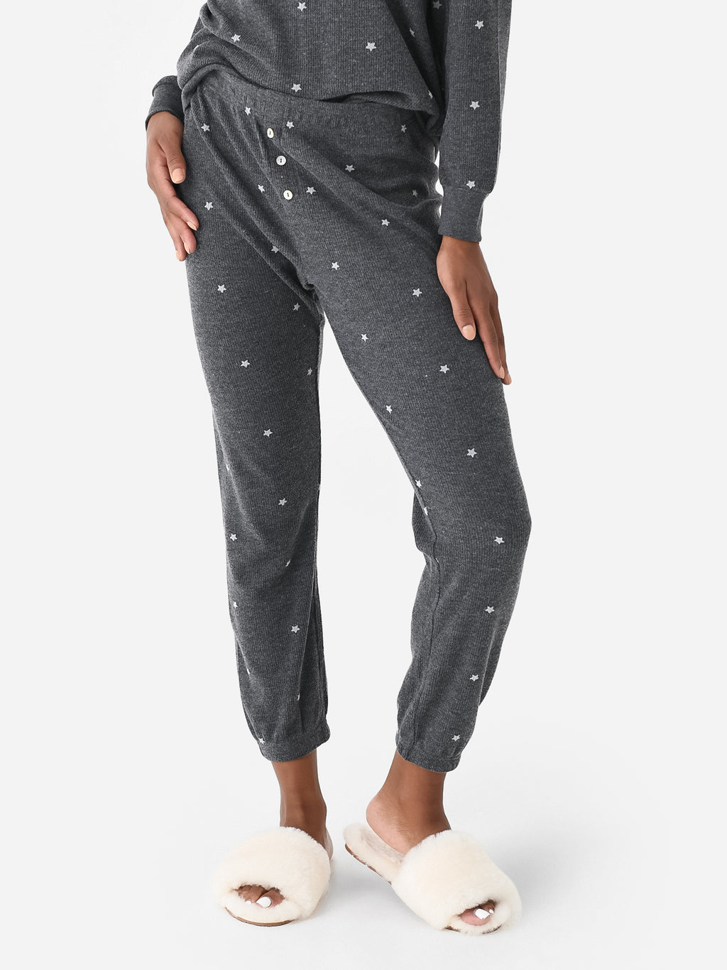 Z Supply Women's Cozy Days Star Jogger - Saint Bernard