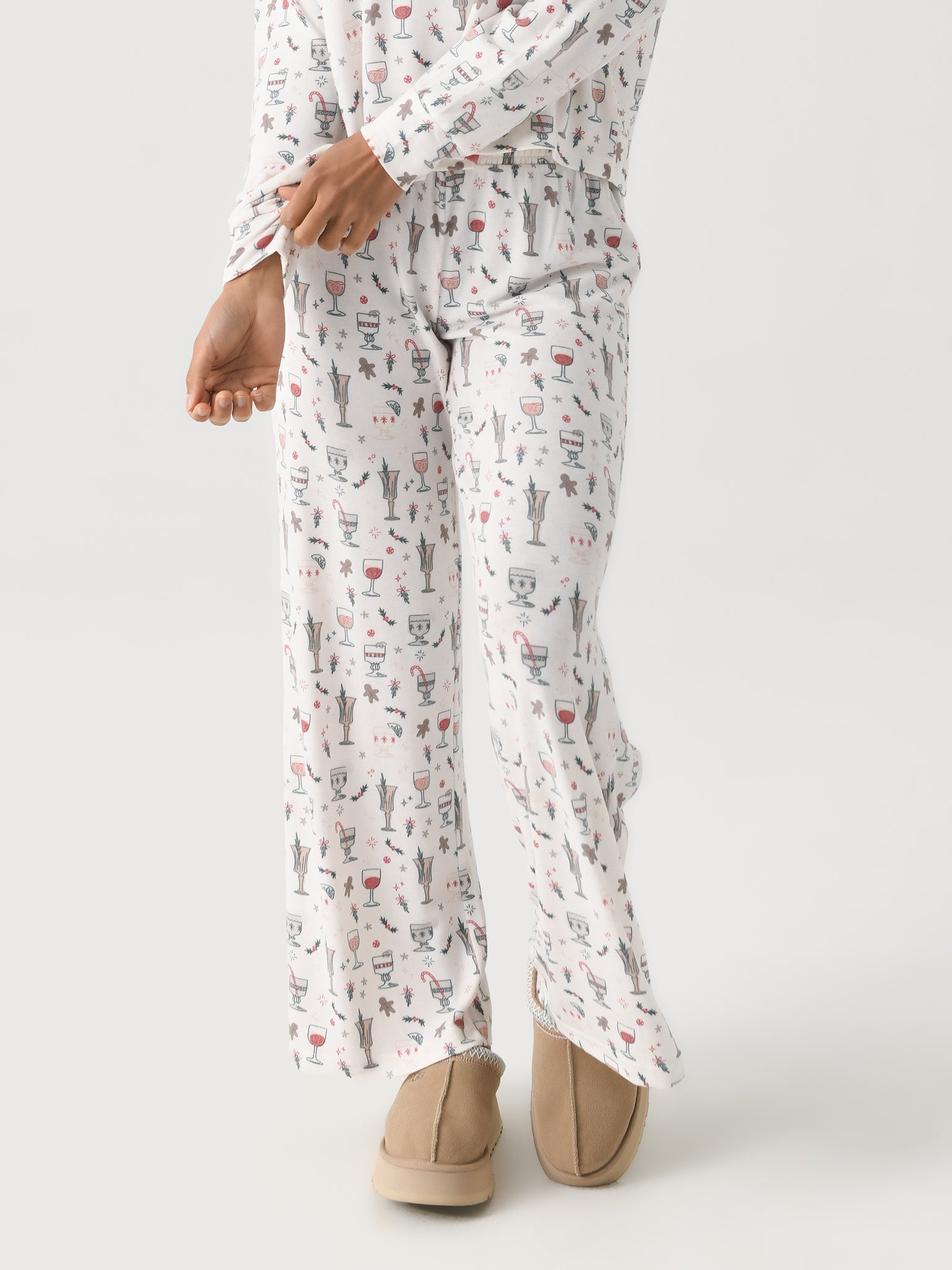 Z Supply Women's Dawn Holiday Spirits Pant - Saint Bernard