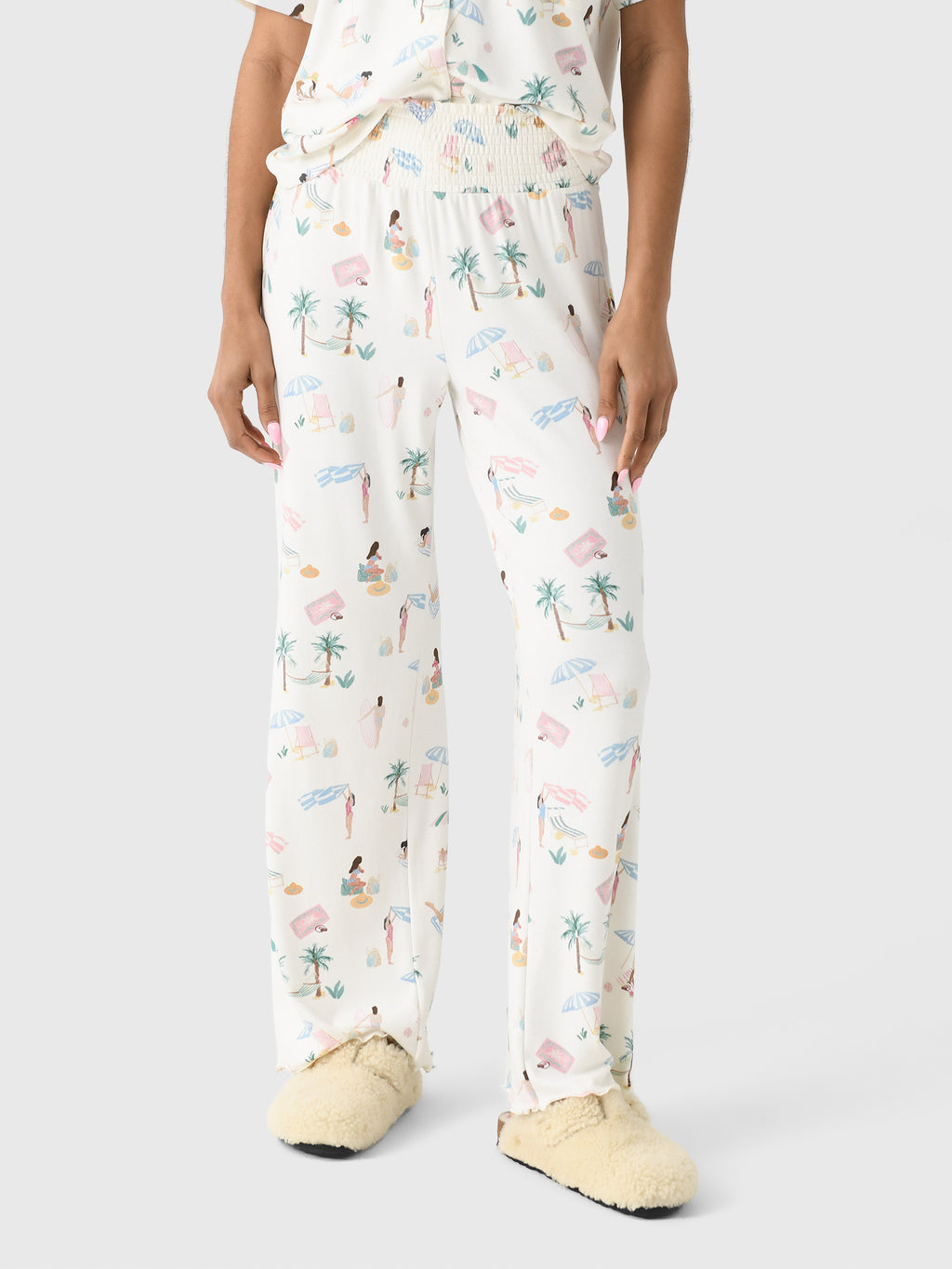 Z Supply Women's Dawn Beach Days Pant - Saint Bernard