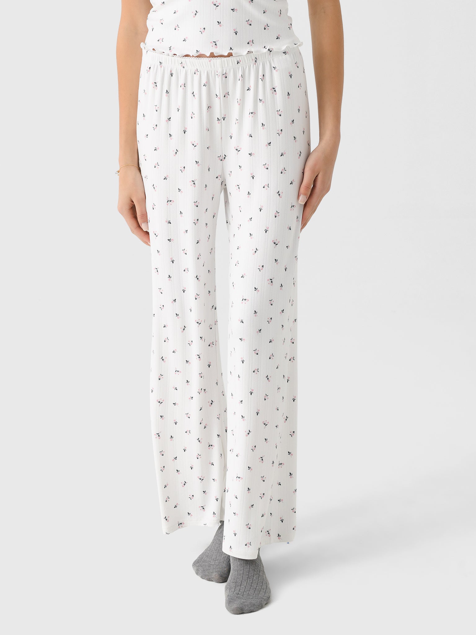 Z Supply Women's Vintage Ditsy Pant - Saint Bernard