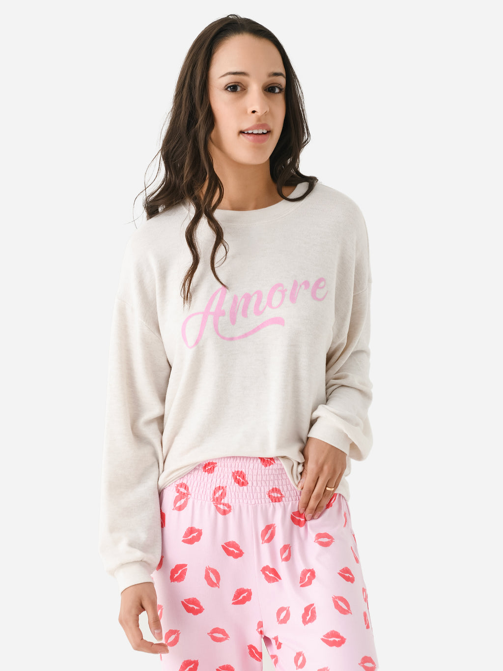 Z Supply Women's Amore Long Sleeve Top - Saint Bernard