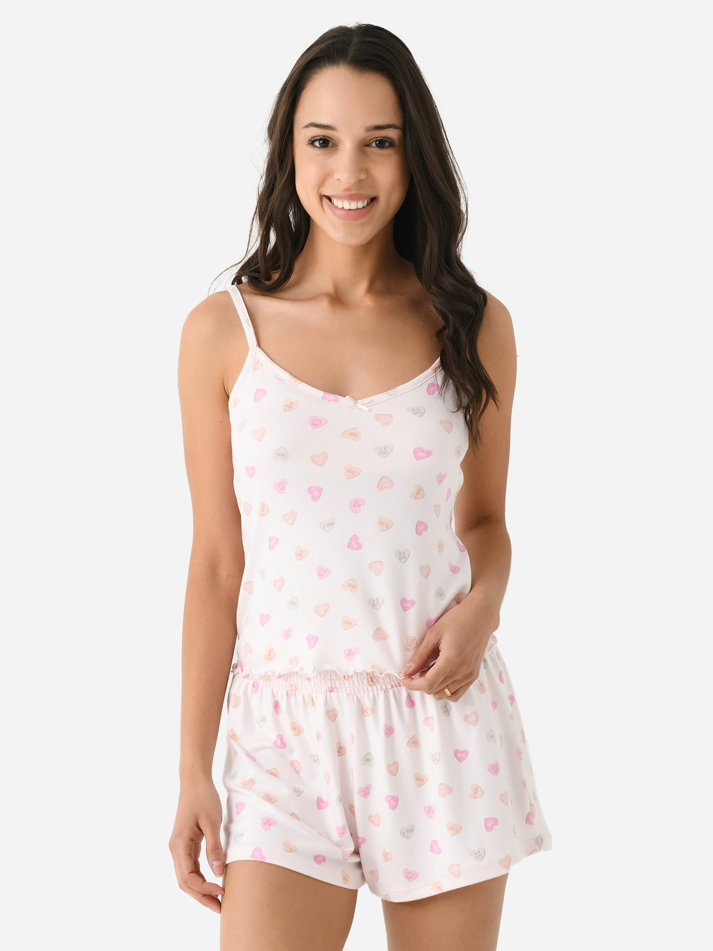 Z Supply Women's Candy Hearts Cami - Saint Bernard