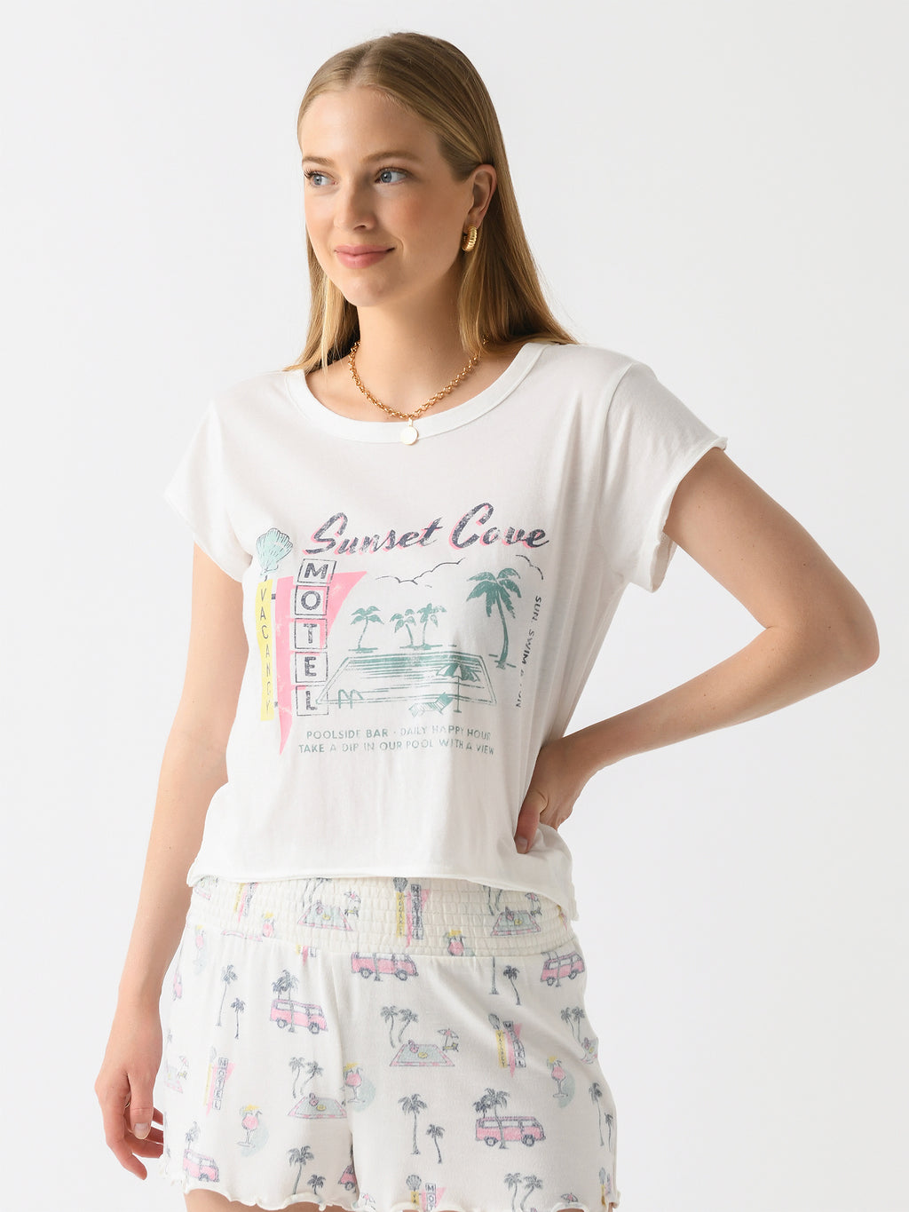 Z Supply Women's Sunset Cove Tee - Saint Bernard
