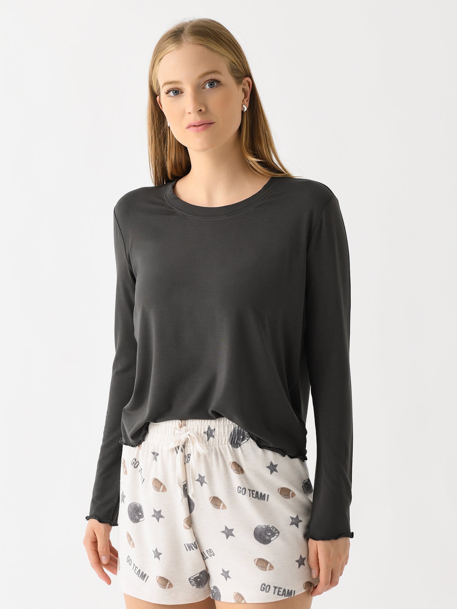 Z Supply Women's Hometown Long Sleeve Top - Saint Bernard