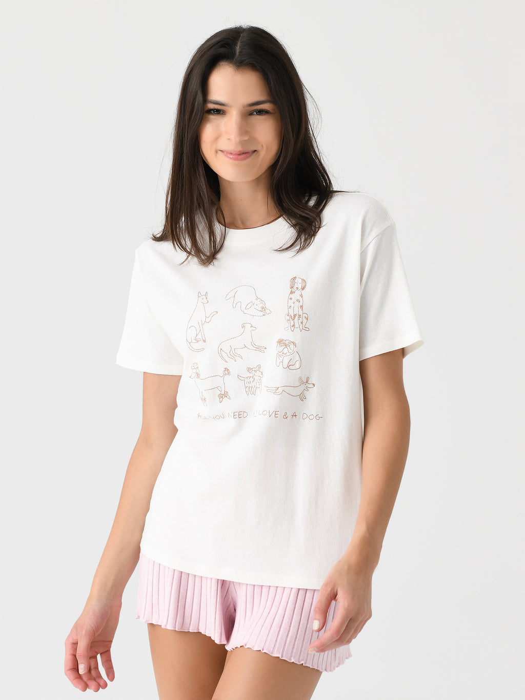 Z Supply Women's Love + Dog Pacific Tee - Saint Bernard