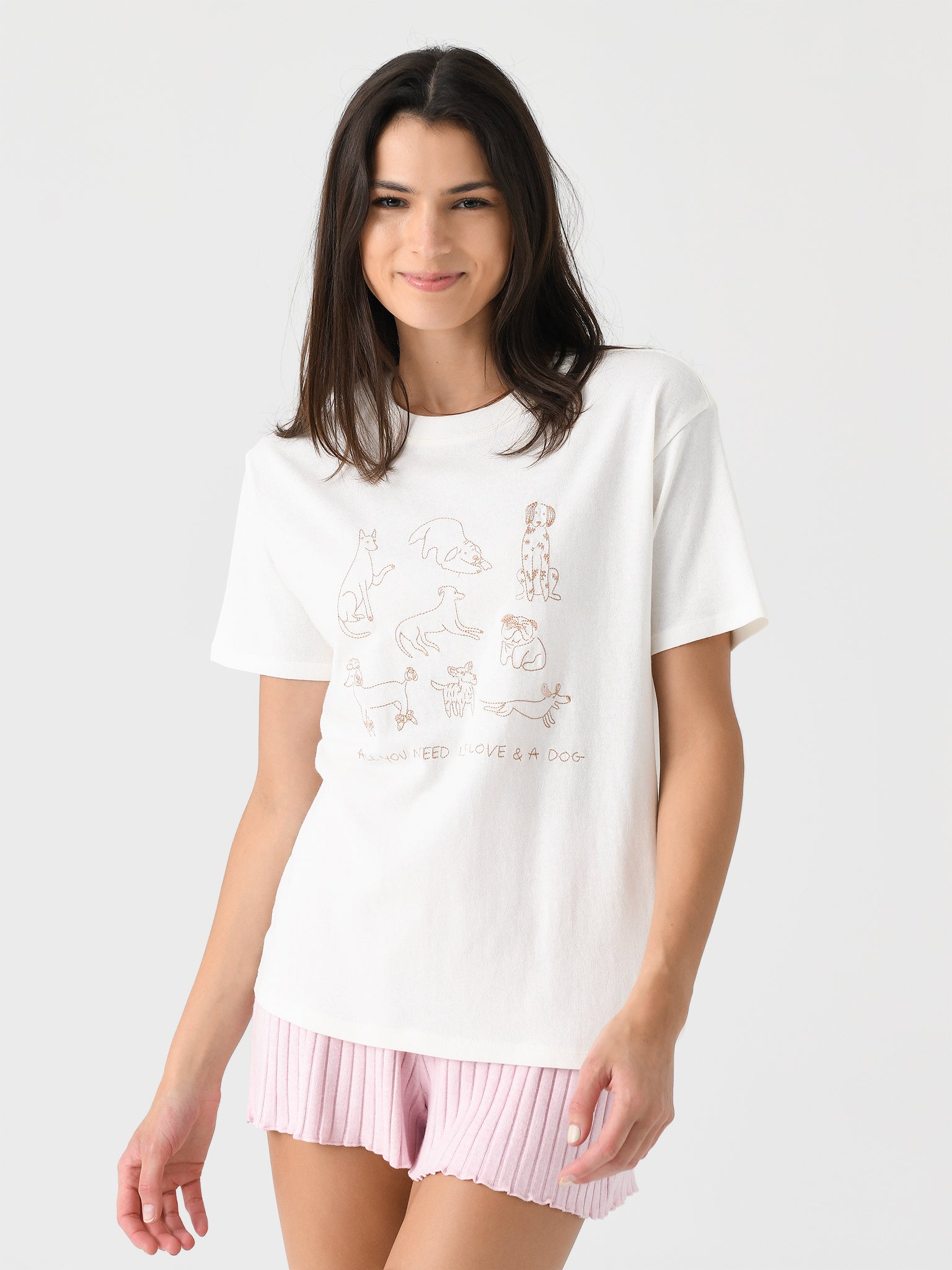 Z Supply Women's Love + Dog Pacific Tee - Saint Bernard