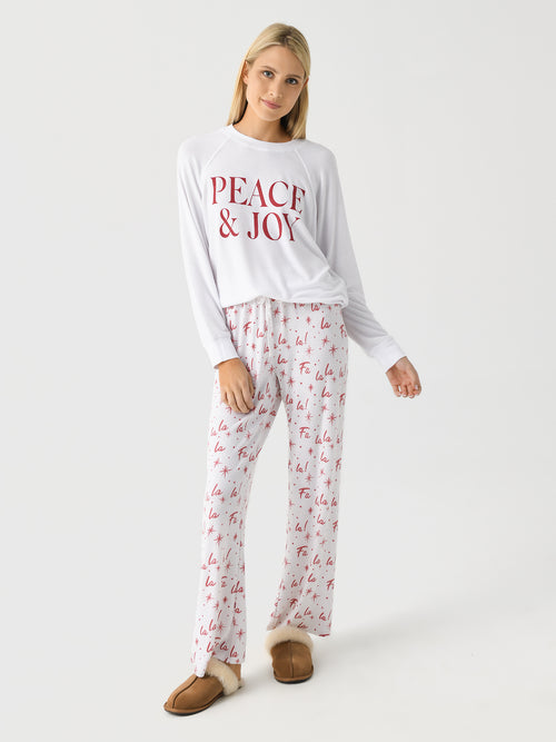 Z Supply Women's Cassie Peace + Joy Raglan Top