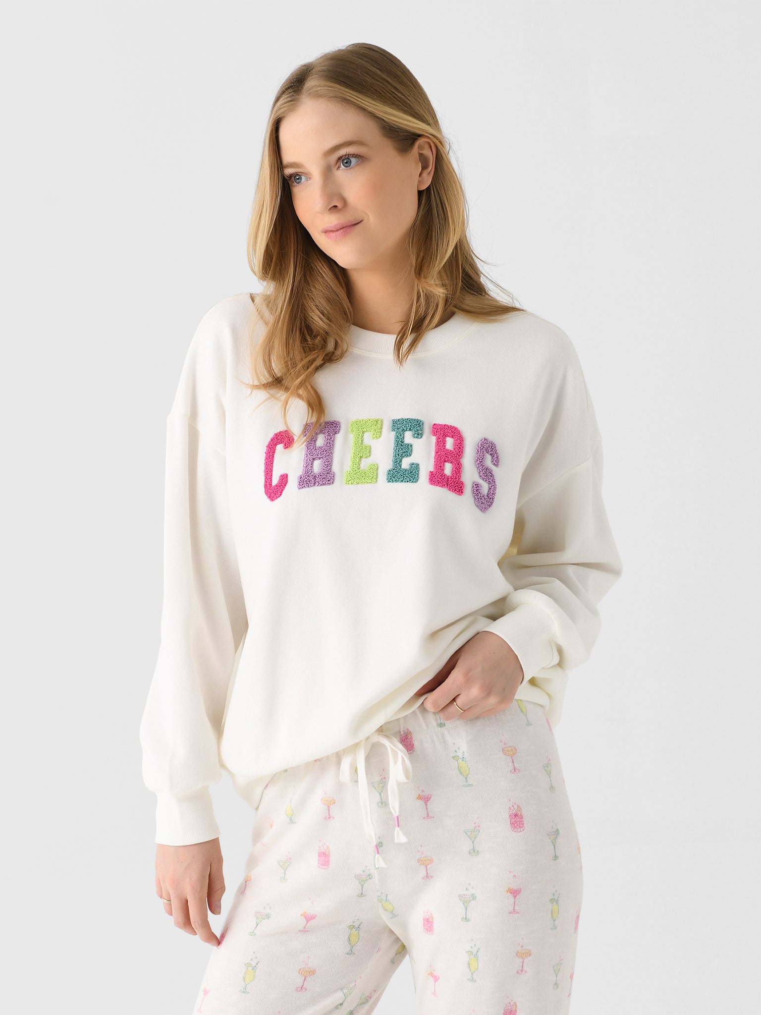 Z Supply Women's Oversized Cheers Sweatshirt - Saint Bernard