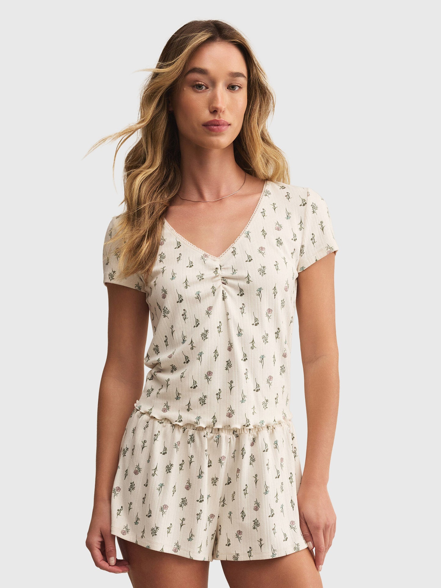 Z Supply Women's Montana Floral Top - Saint Bernard