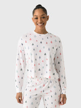 Z Supply Women's Alpine Tree Long Sleeve Top - Saint Bernard