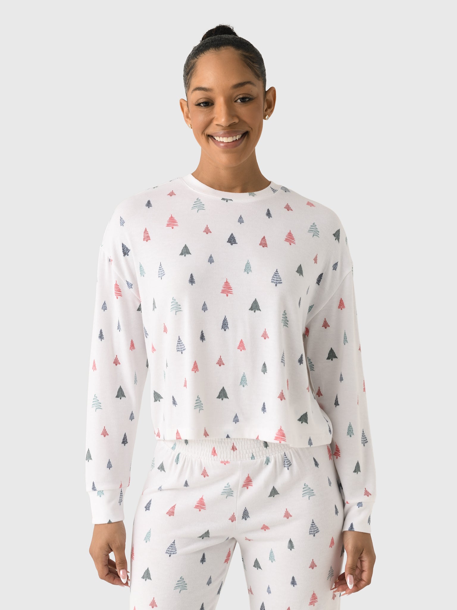 Z Supply Women's Alpine Tree Long Sleeve Top - Saint Bernard