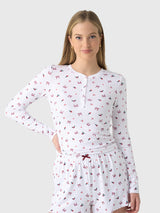 Z Supply Women's Holly Long Sleeve Top - Saint Bernard