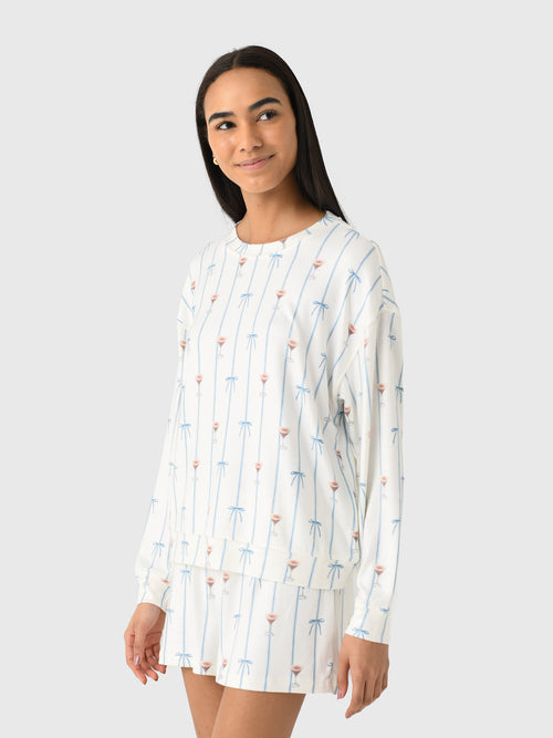 Z Supply Women's Cozy Espresso Martini Long Sleeve Top