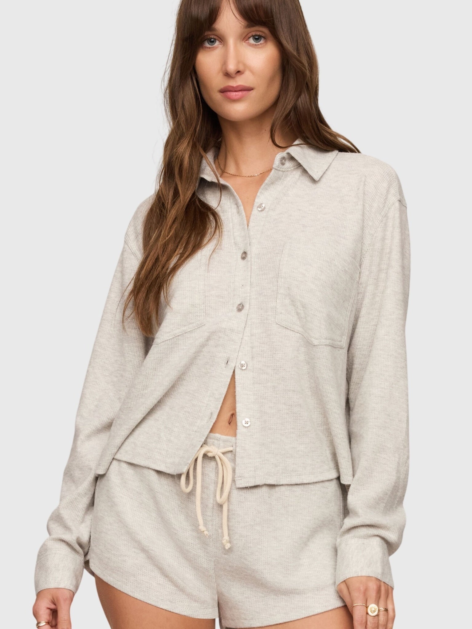 Z Supply Women's Waffle Shirt