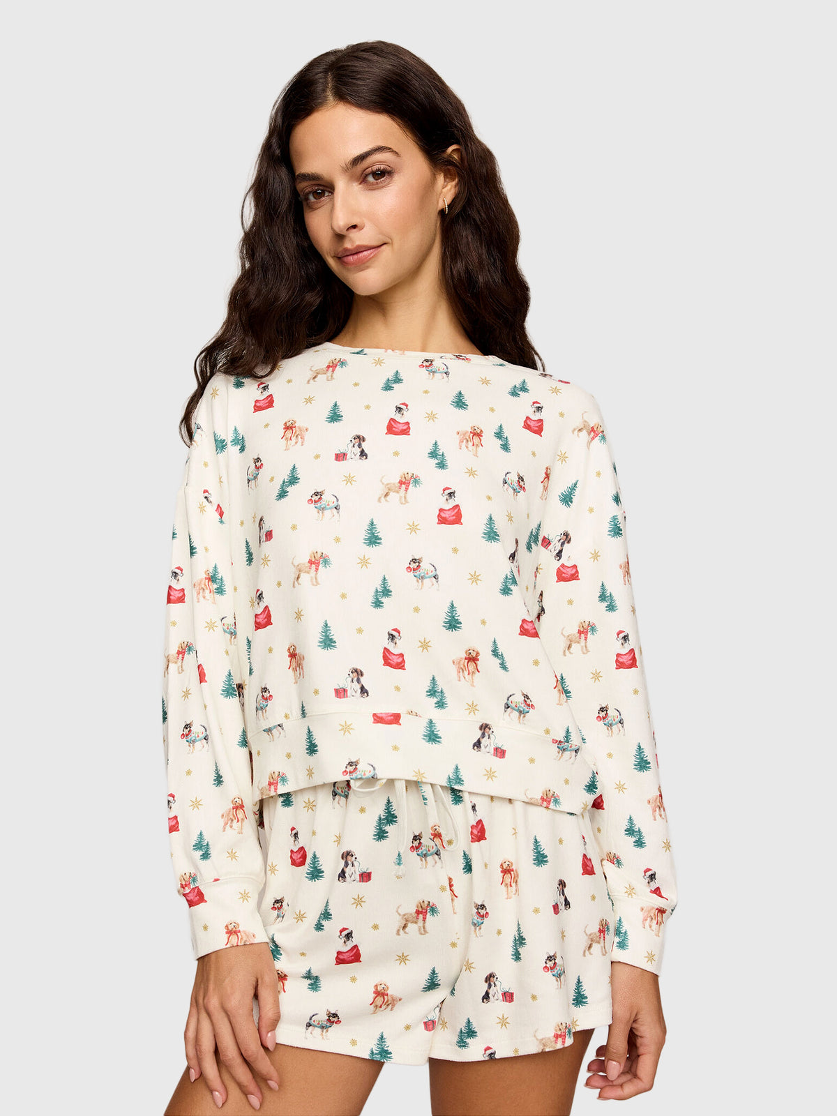 Z Supply Women's Pawfect Long Sleeve Top - Saint Bernard