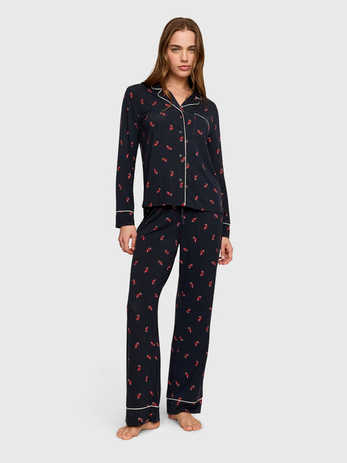 Z Supply Women's Snuggle Candy Cane Set - Saint Bernard