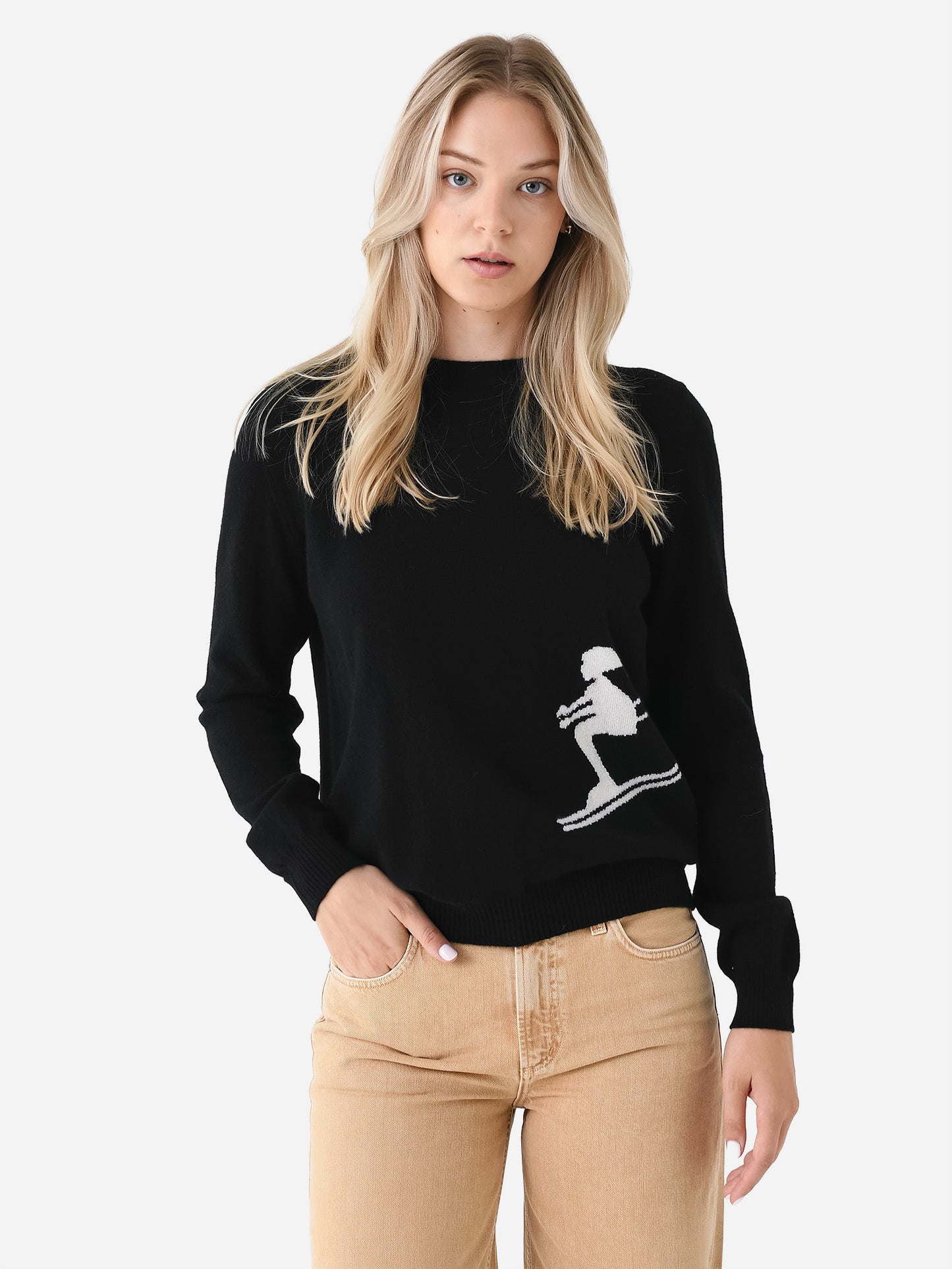 Jumper 1234 Women's Ski Crew Sweater - Saint Bernard