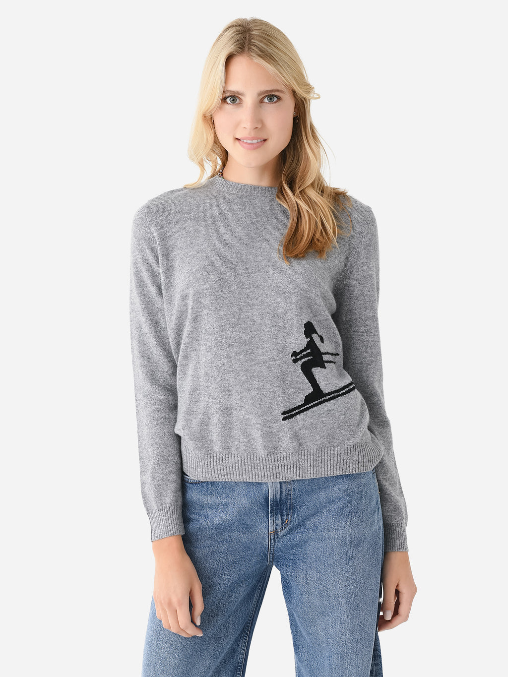 Jumper 1234 Women's Ski Crew Sweater - Saint Bernard
