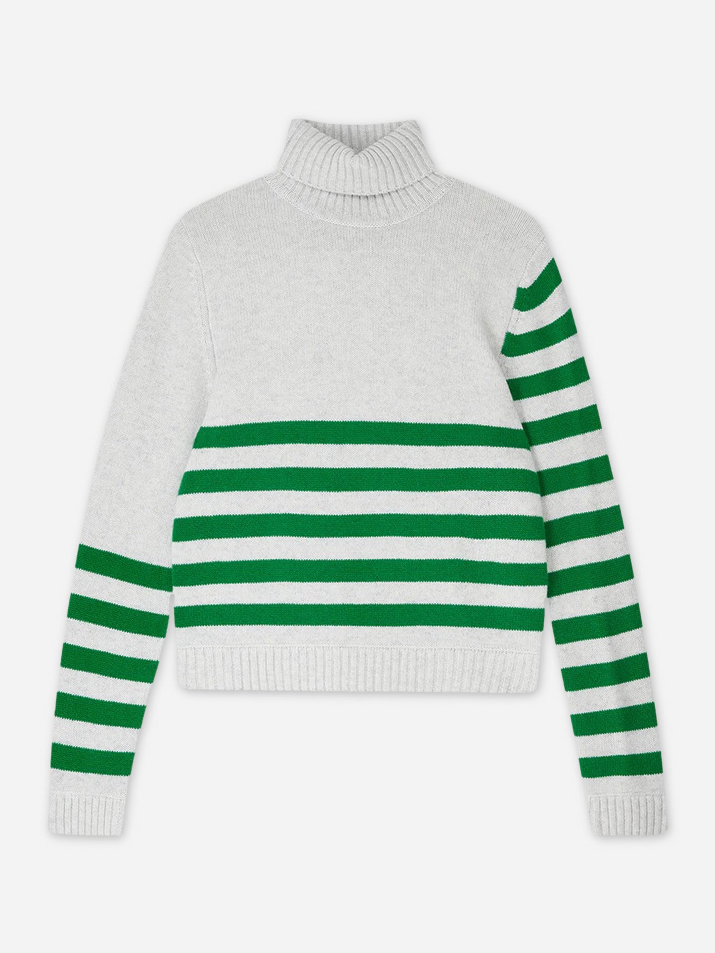 Jumper 1234 Women's Invert Stripe Roll Collar Sweater