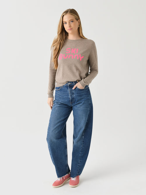 Jumper 1234 Women's Ski Bunny Crew Sweater