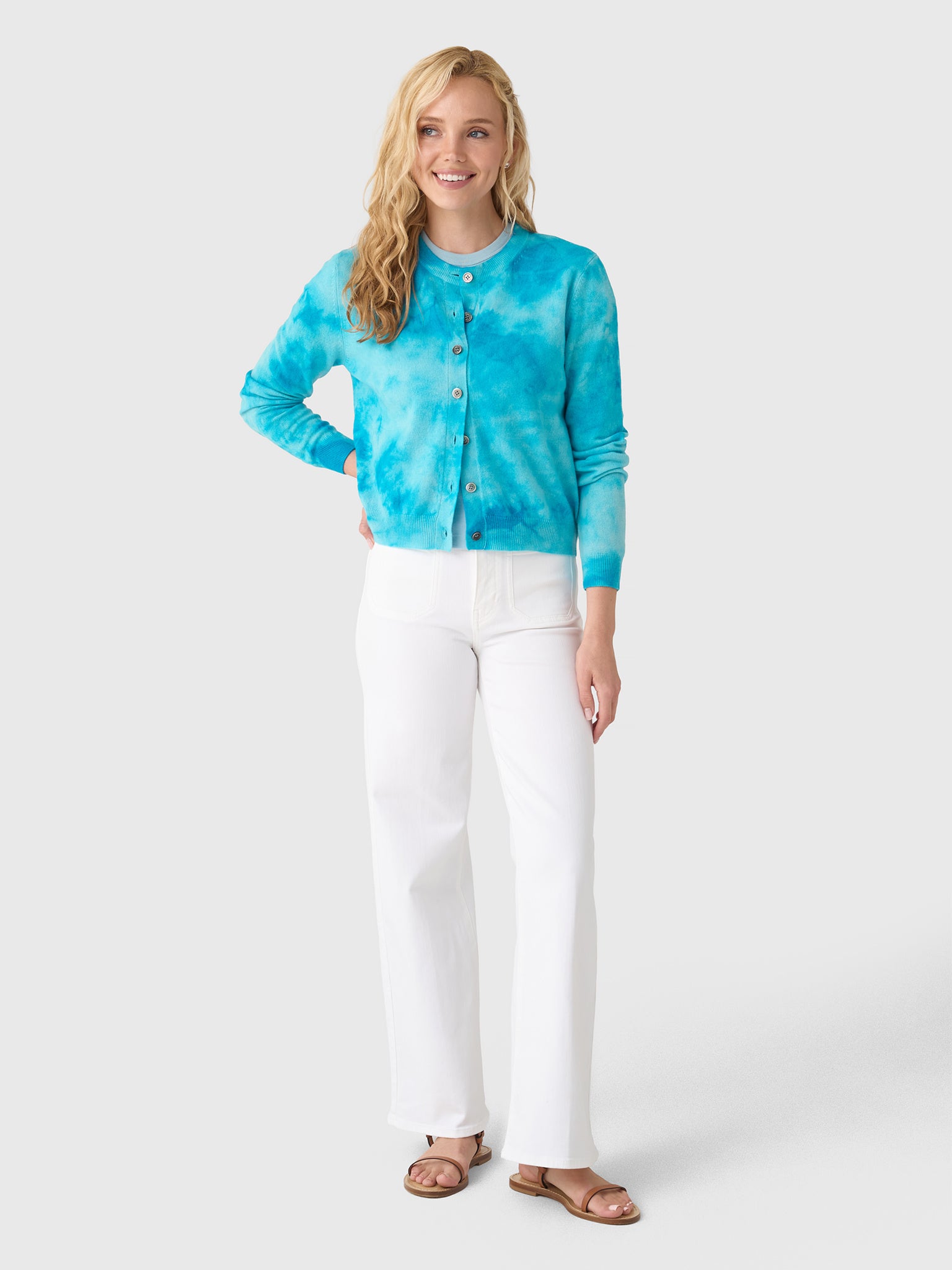 Jumper 1234 Women's Batik Cardigan - Saint Bernard