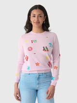Jumper 1234 Women's Seaside Tribute Crew Sweater - Saint Bernard