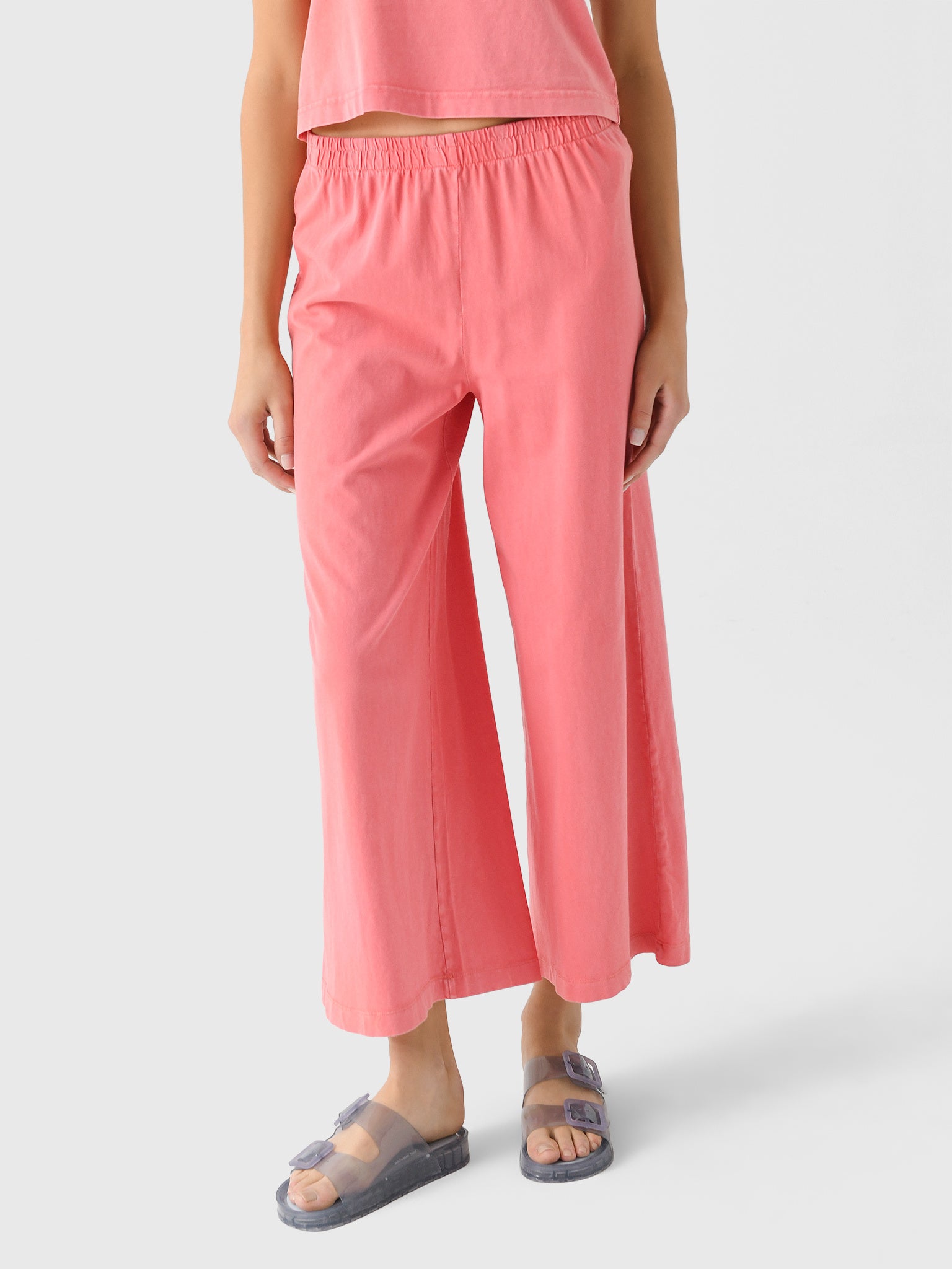 Z Supply Women's Scout Jersey Flare Pant - Saint Bernard