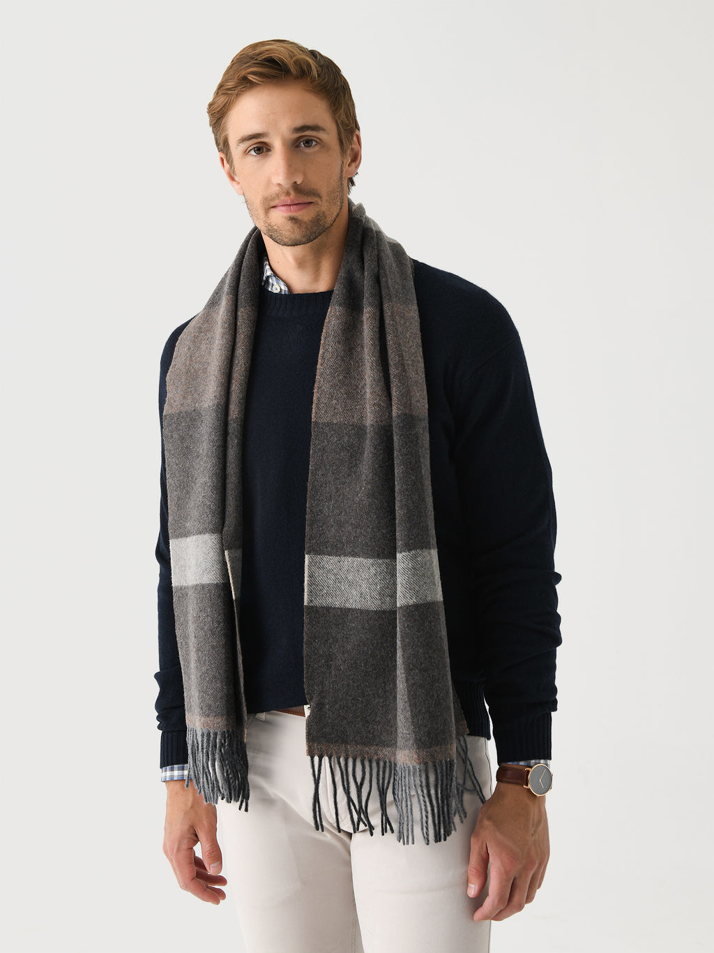 Rodd And Gunn Men's Jacobs River Scarf - Saint Bernard