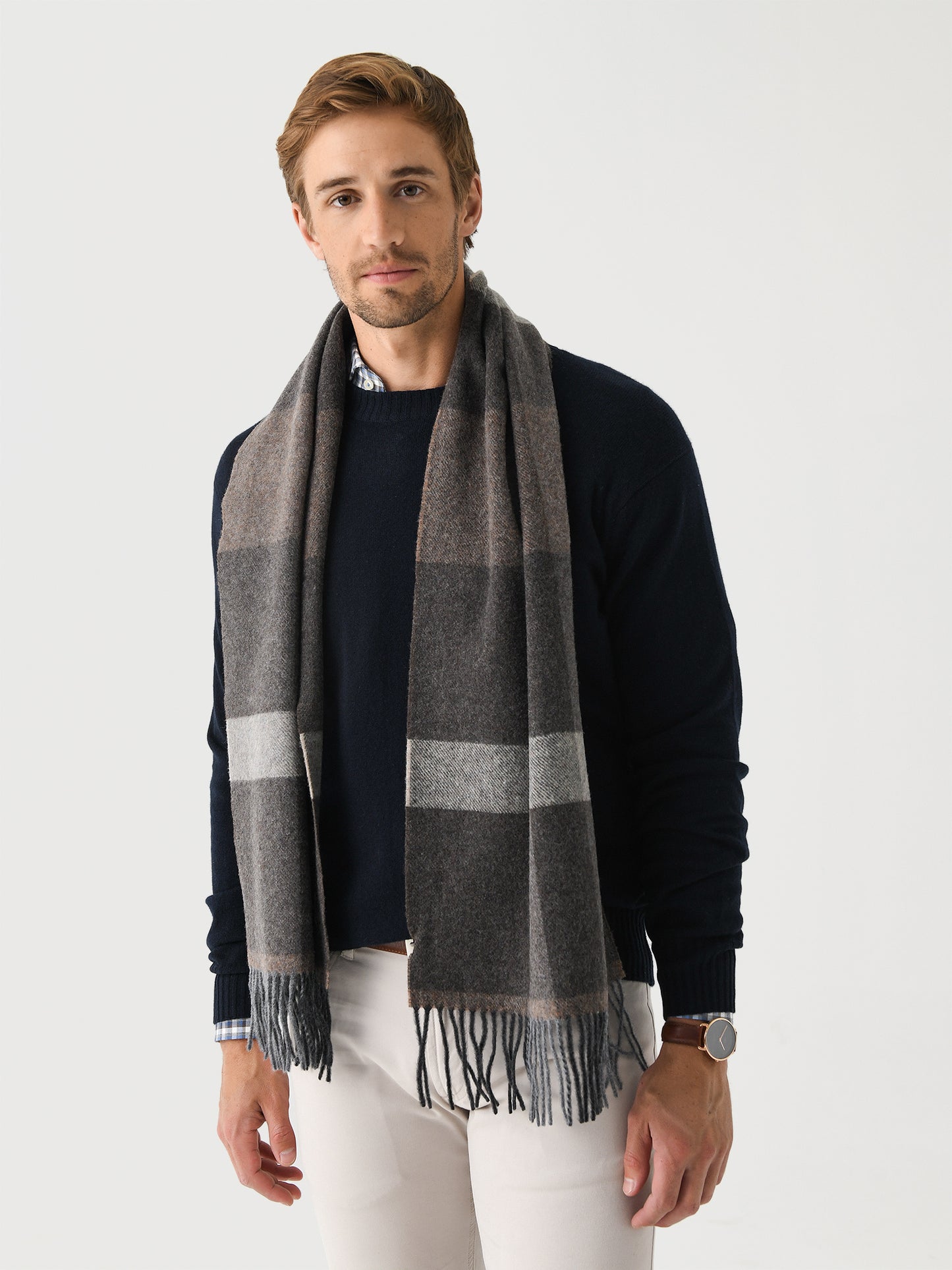 Rodd And Gunn Men's Jacobs River Scarf - Saint Bernard