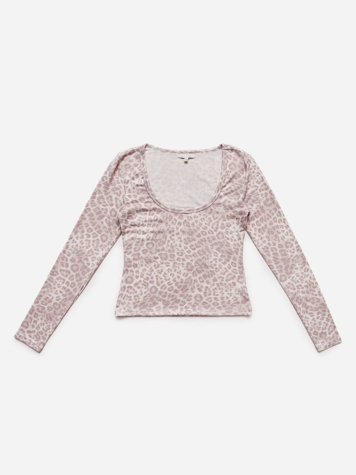 Z Supply Women's Hollis Leopard Sweater Top - Saint Bernard
