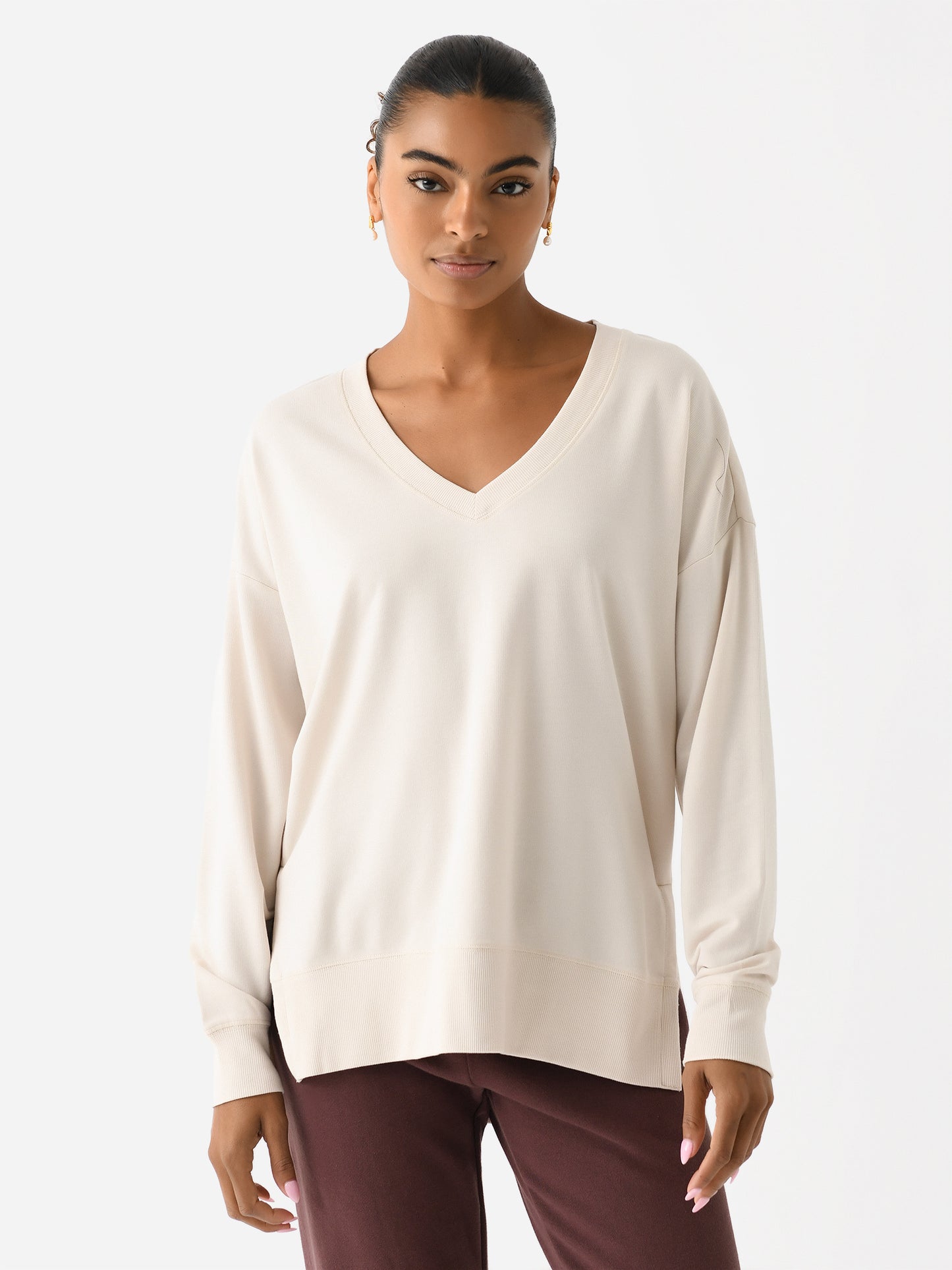 Z Supply Women's Modern V-Neck Weekender - Saint Bernard