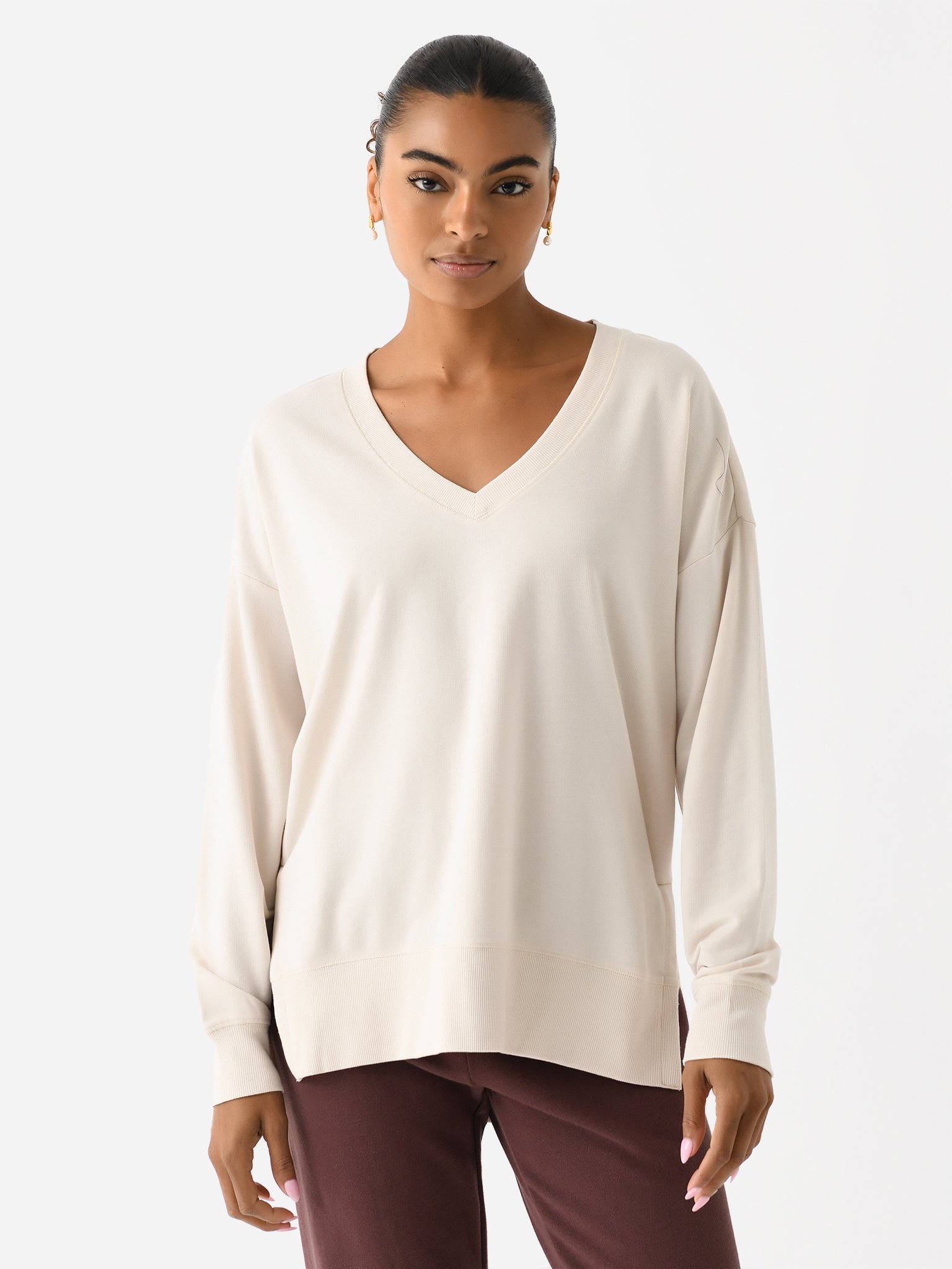 Z Supply Women's Modern V-Neck Weekender - Saint Bernard