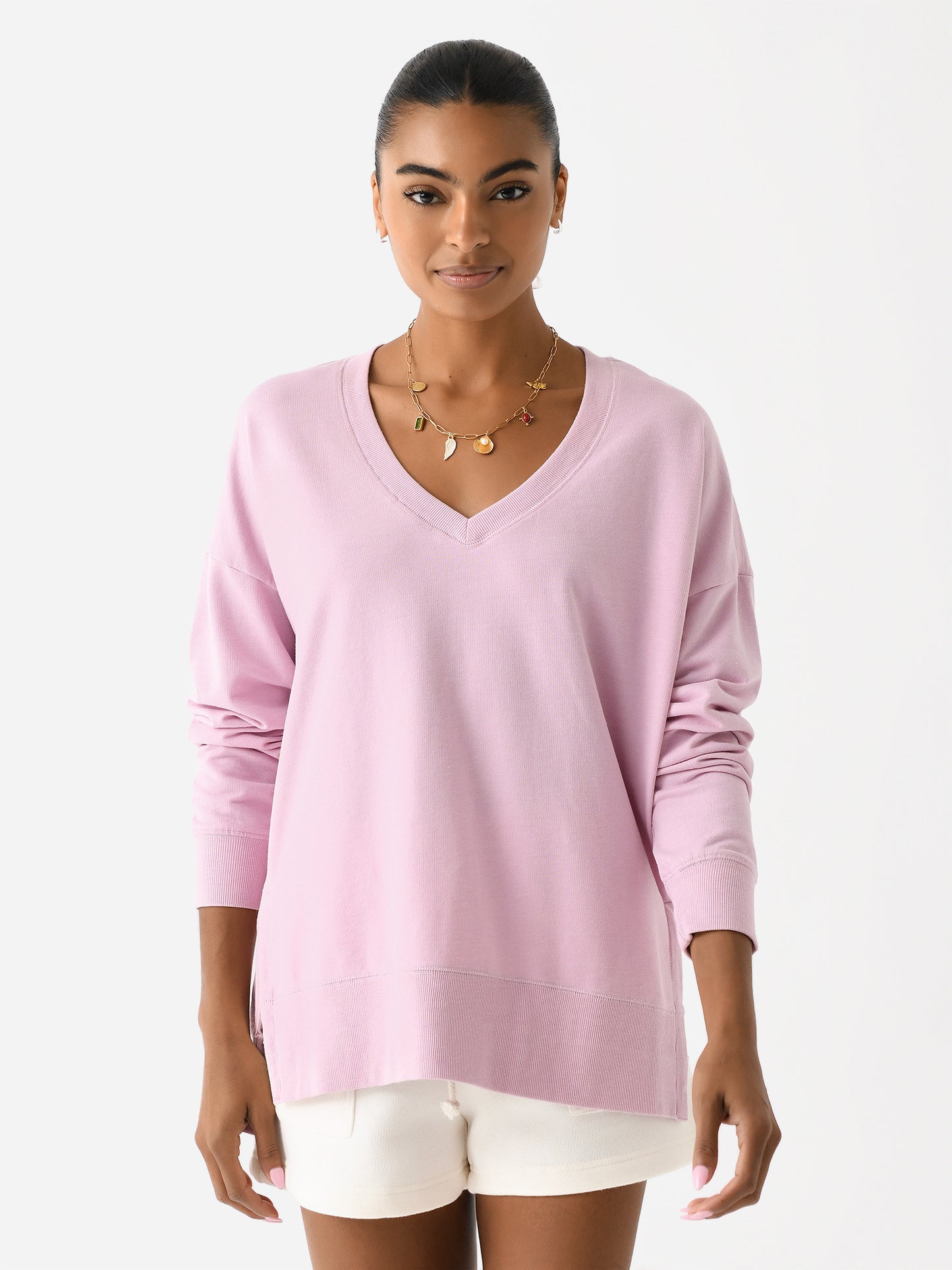 Z Supply Women's Modern V-Neck Weekender - Saint Bernard