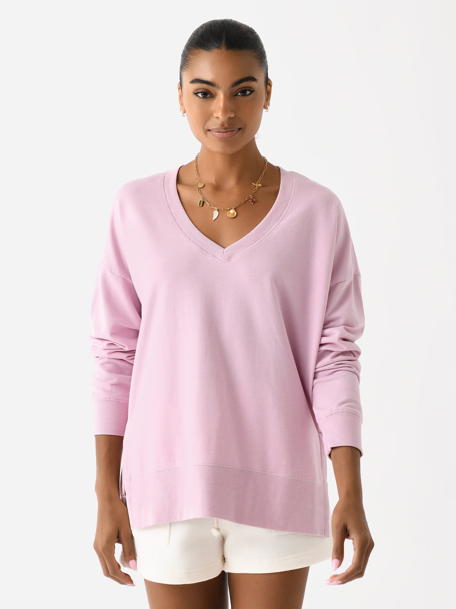 Z Supply Women's Modern V-Neck Weekender - Saint Bernard