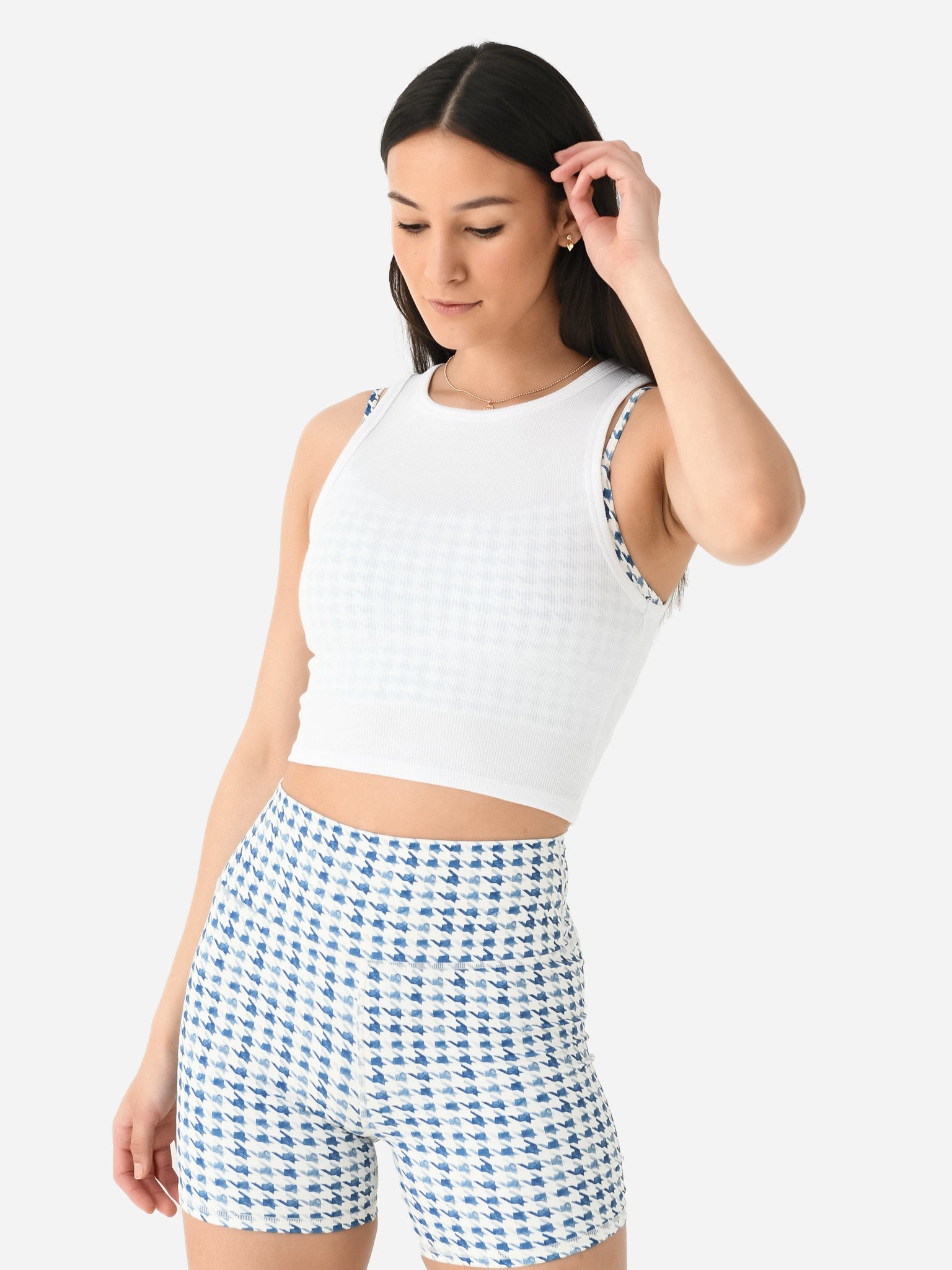 Z Supply Women's Hannah Cropped Rib Tank - Saint Bernard