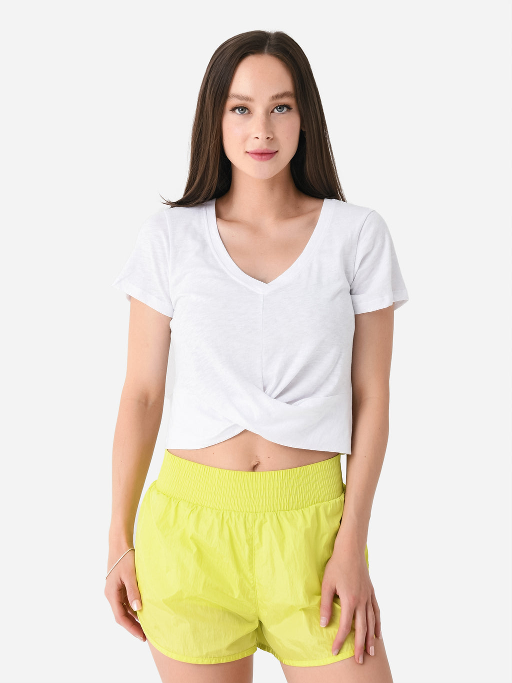 Z Supply Women's Twist Of Fate Slub Tee - Saint Bernard