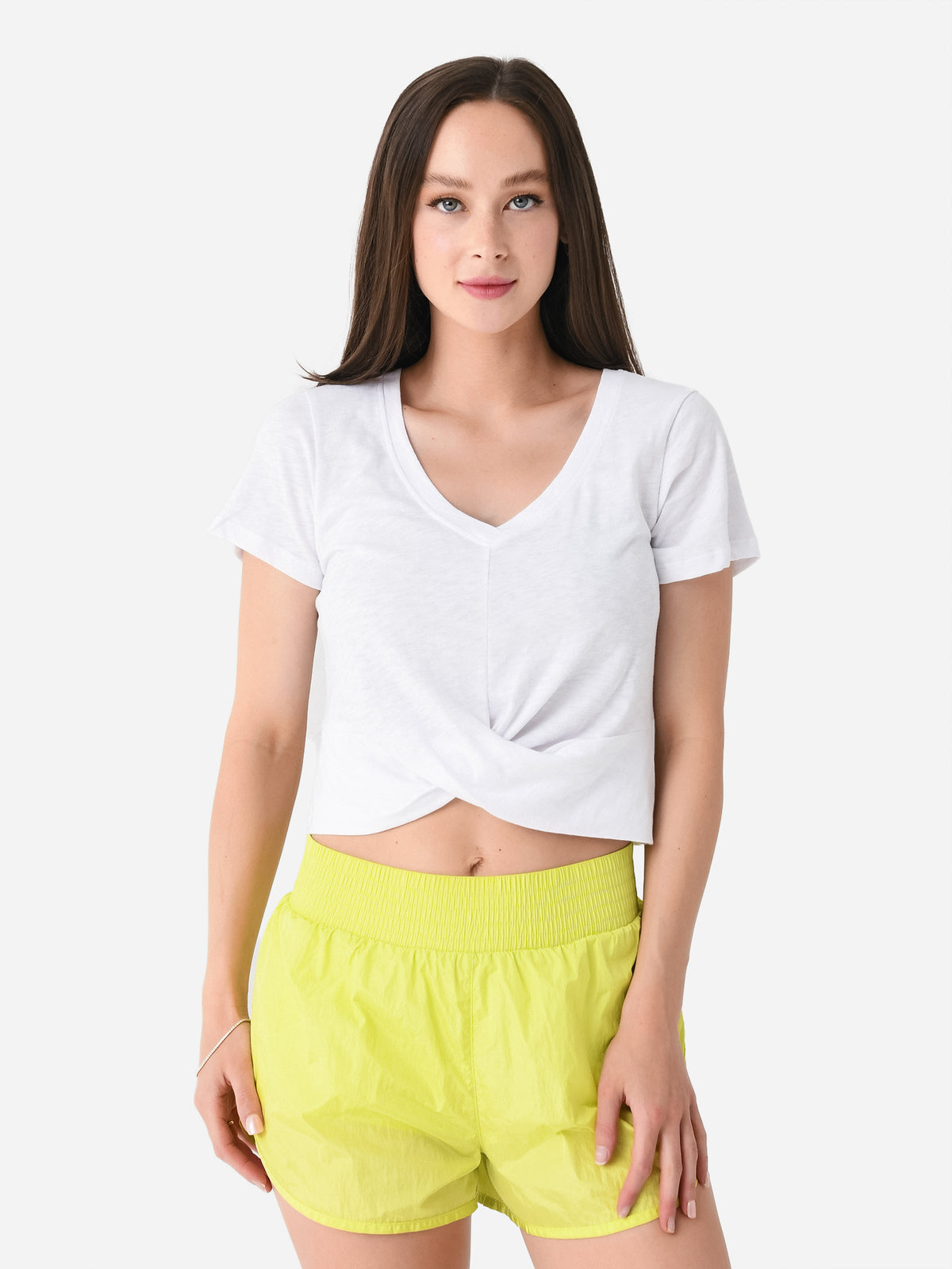 Z Supply Women's Twist Of Fate Slub Tee - Saint Bernard