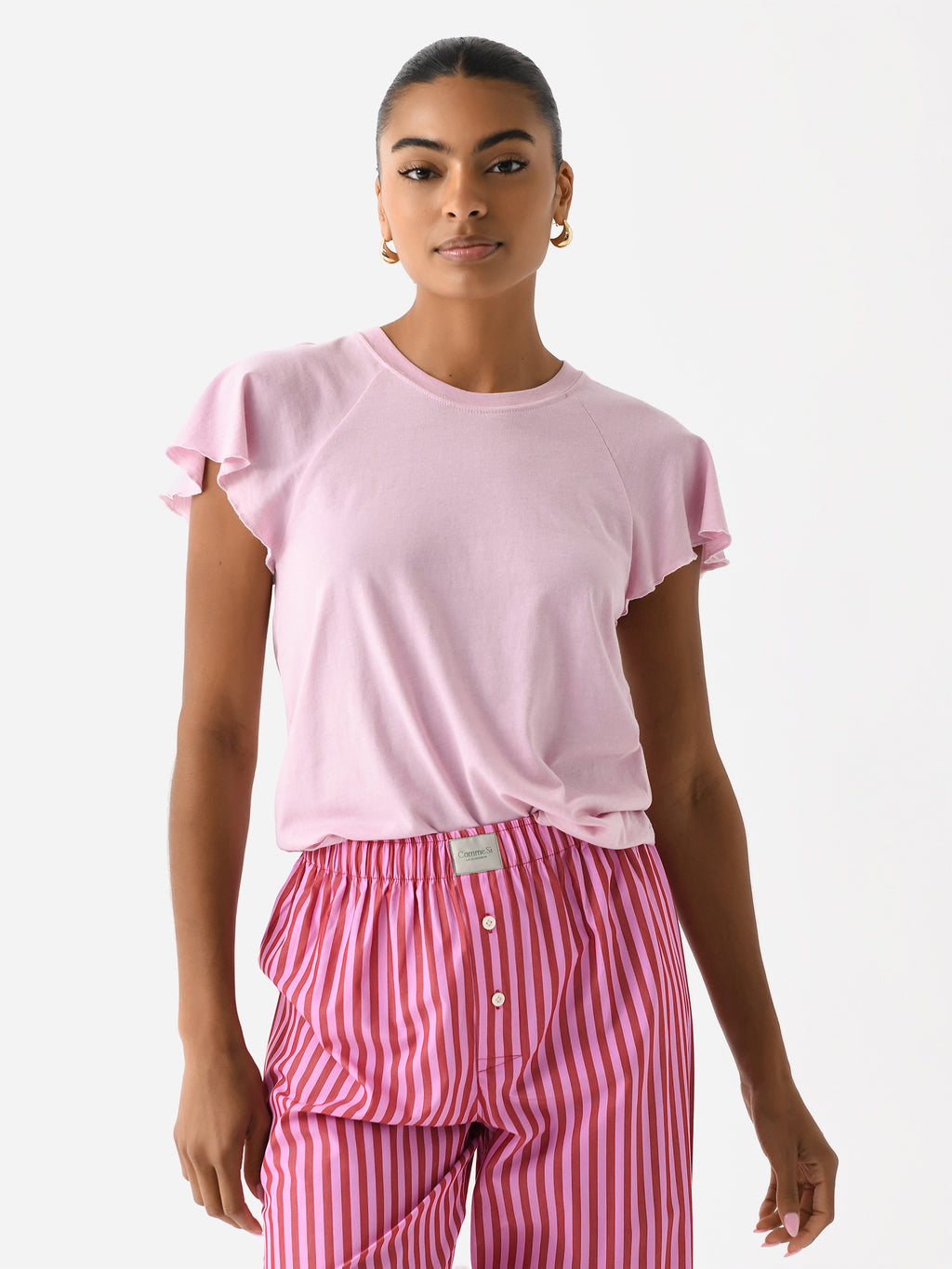 Z Supply Women's Abby Flutter Tee - Saint Bernard