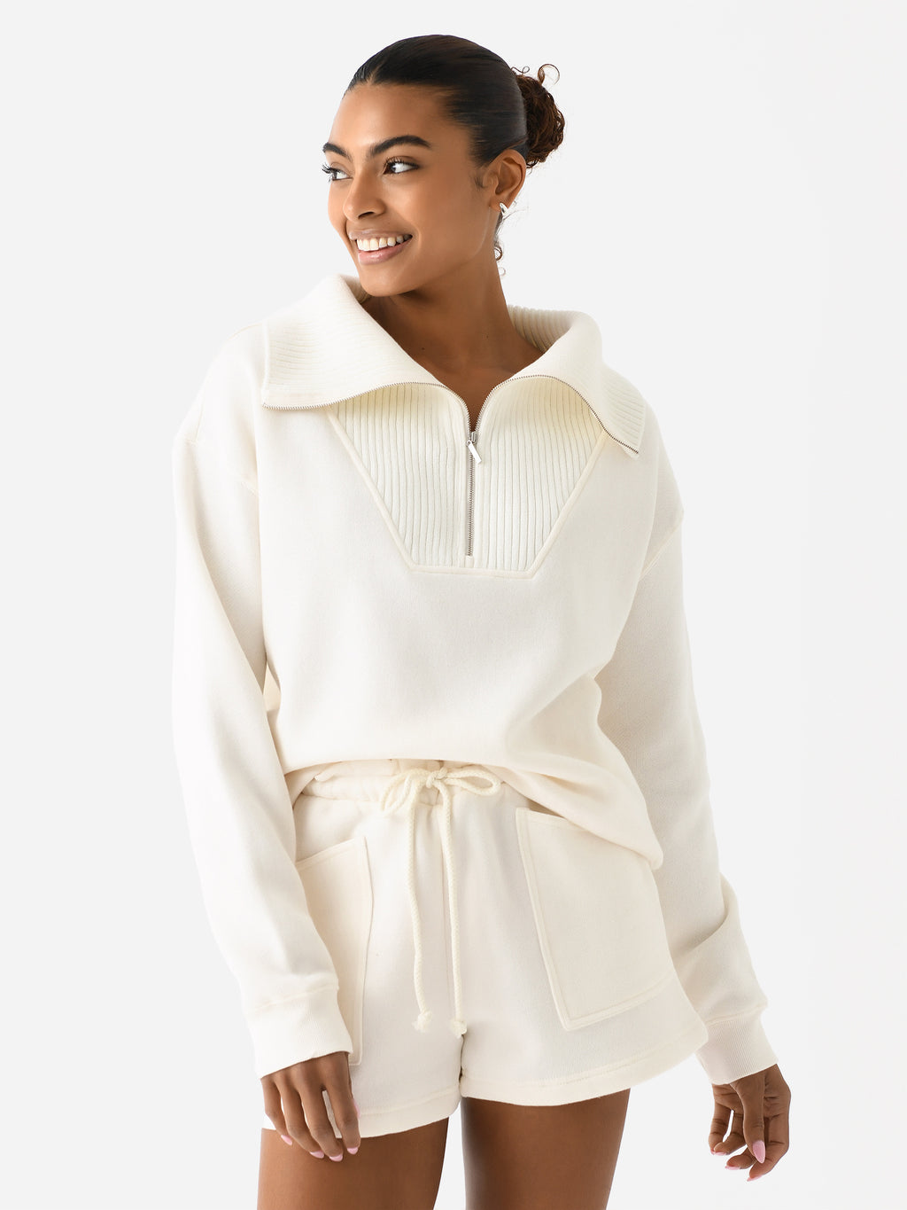 Z Supply Women's Sonata Fleece Sweatshirt - Saint Bernard