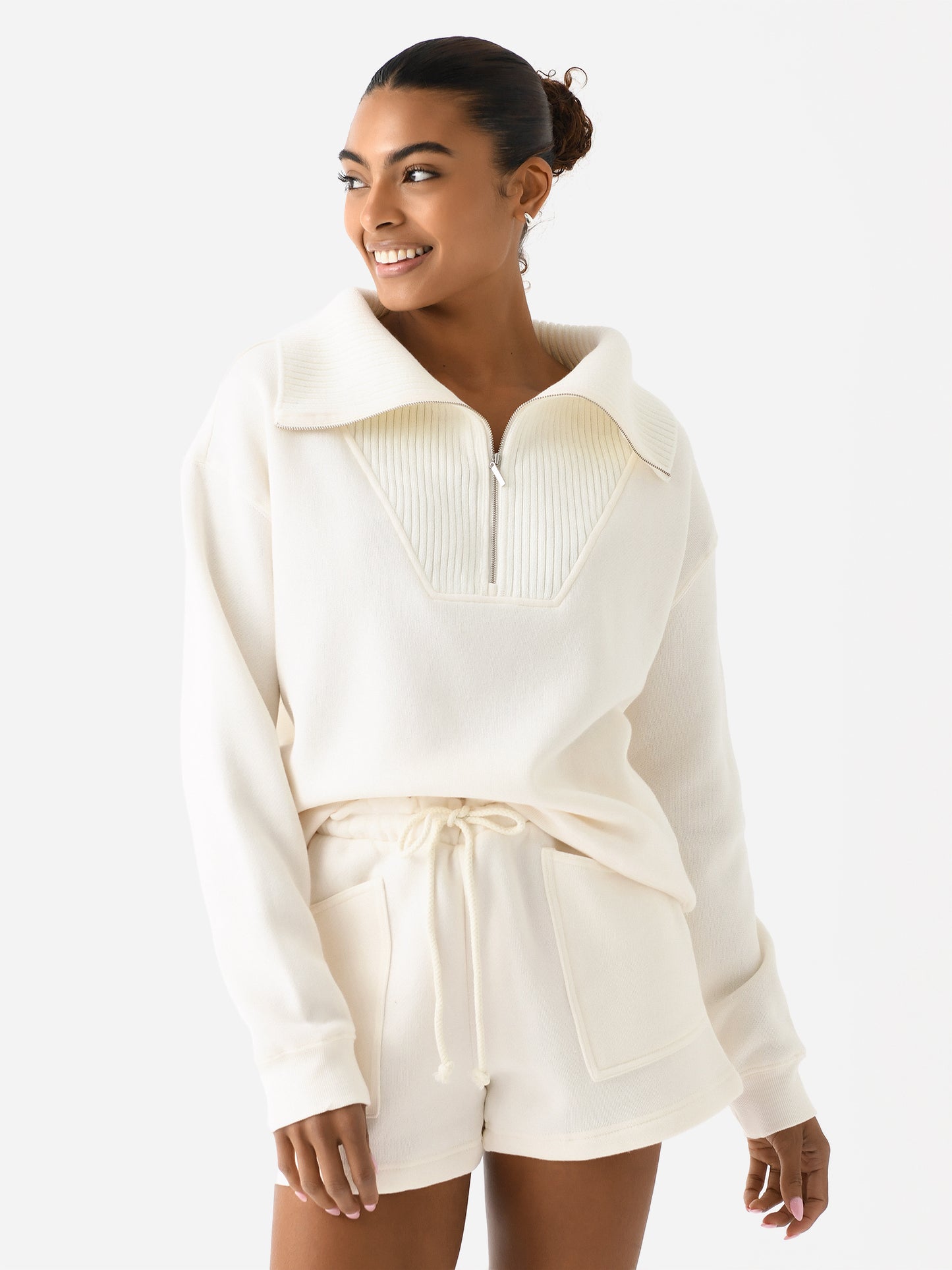 Z Supply Women's Sonata Fleece Sweatshirt - Saint Bernard