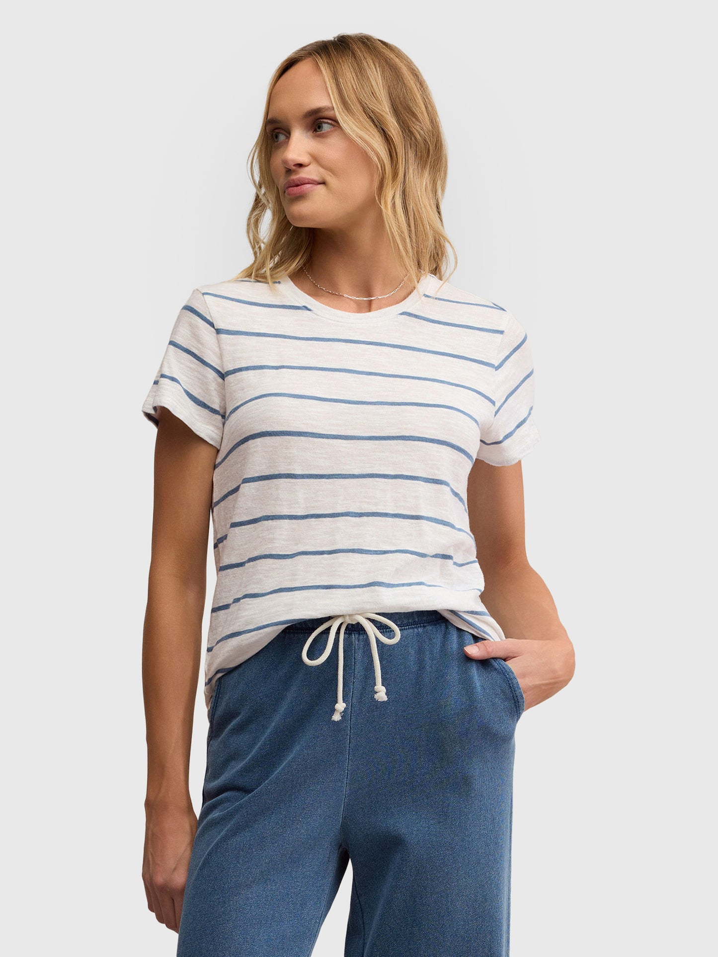 Z Supply Women's Foundation Stripe Tee - Saint Bernard