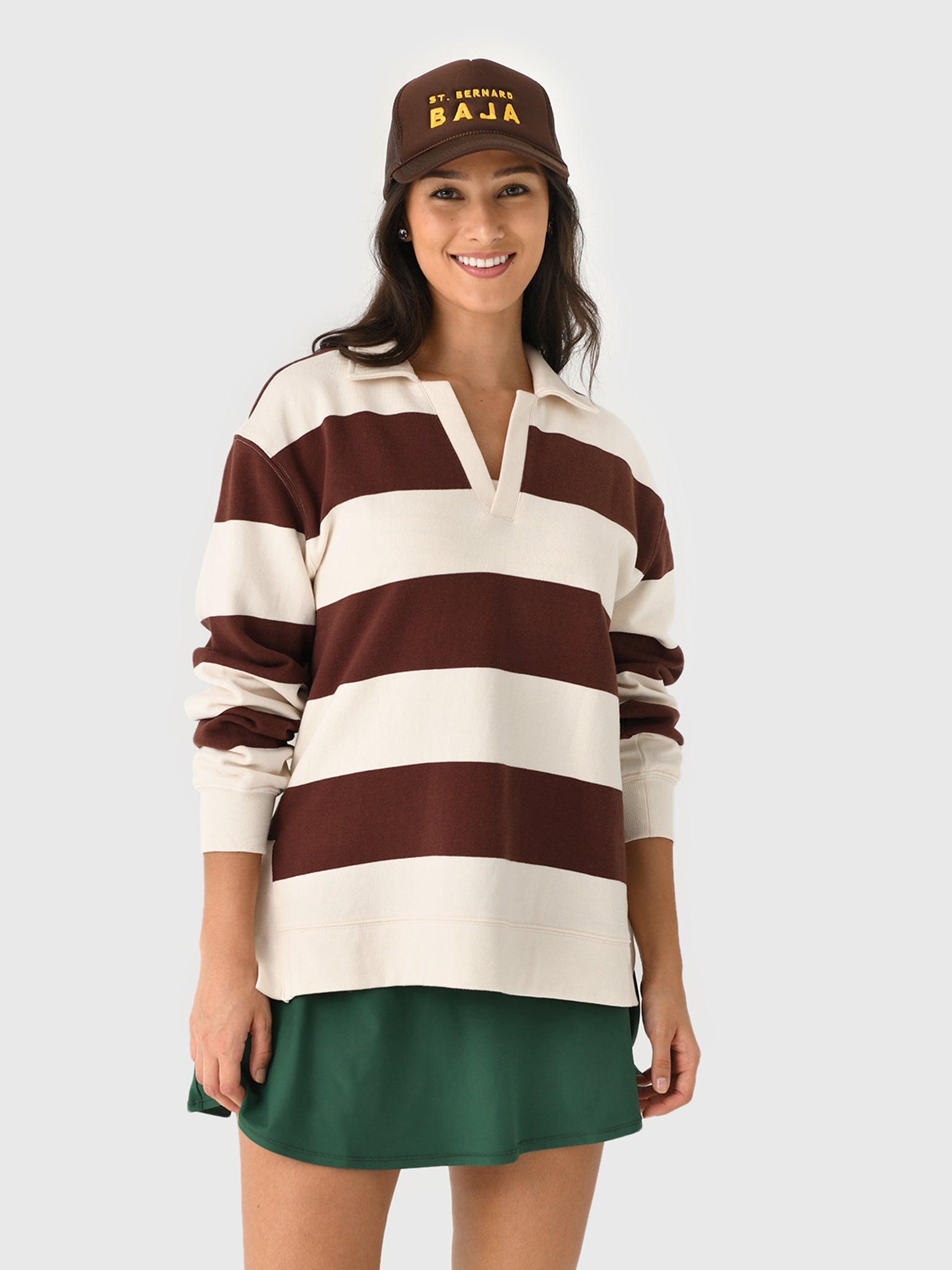 Z Supply Women's Rugby Henley - Saint Bernard