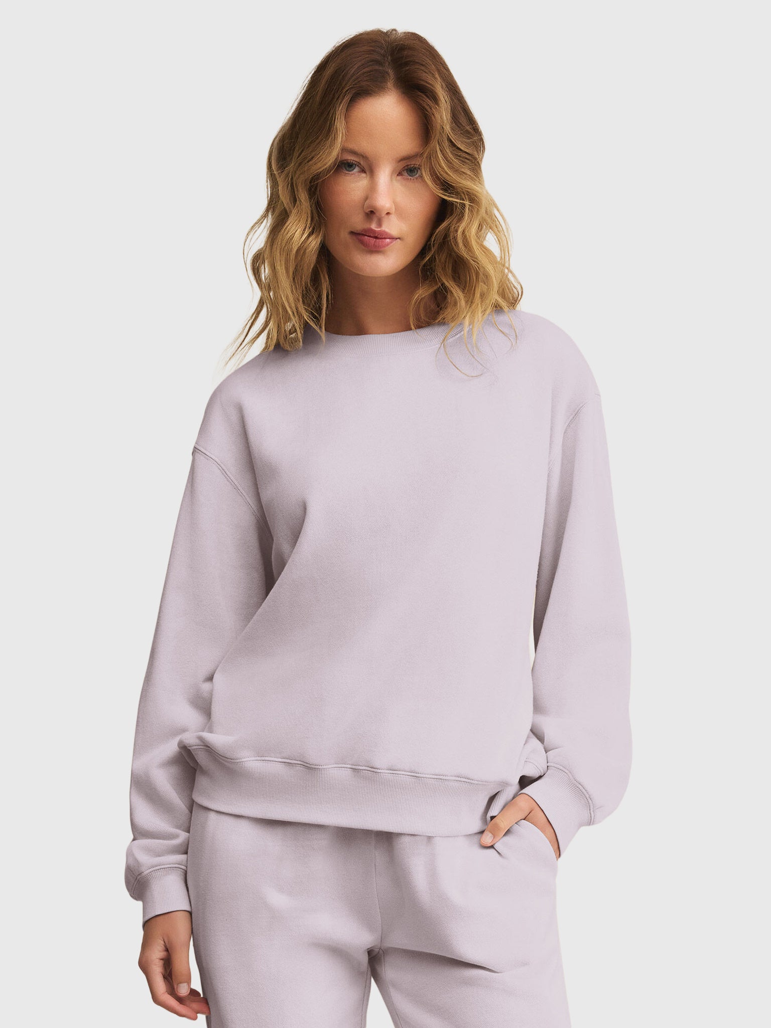 Z Supply Women's Boyfriend Cotton Sweatshirt - Saint Bernard