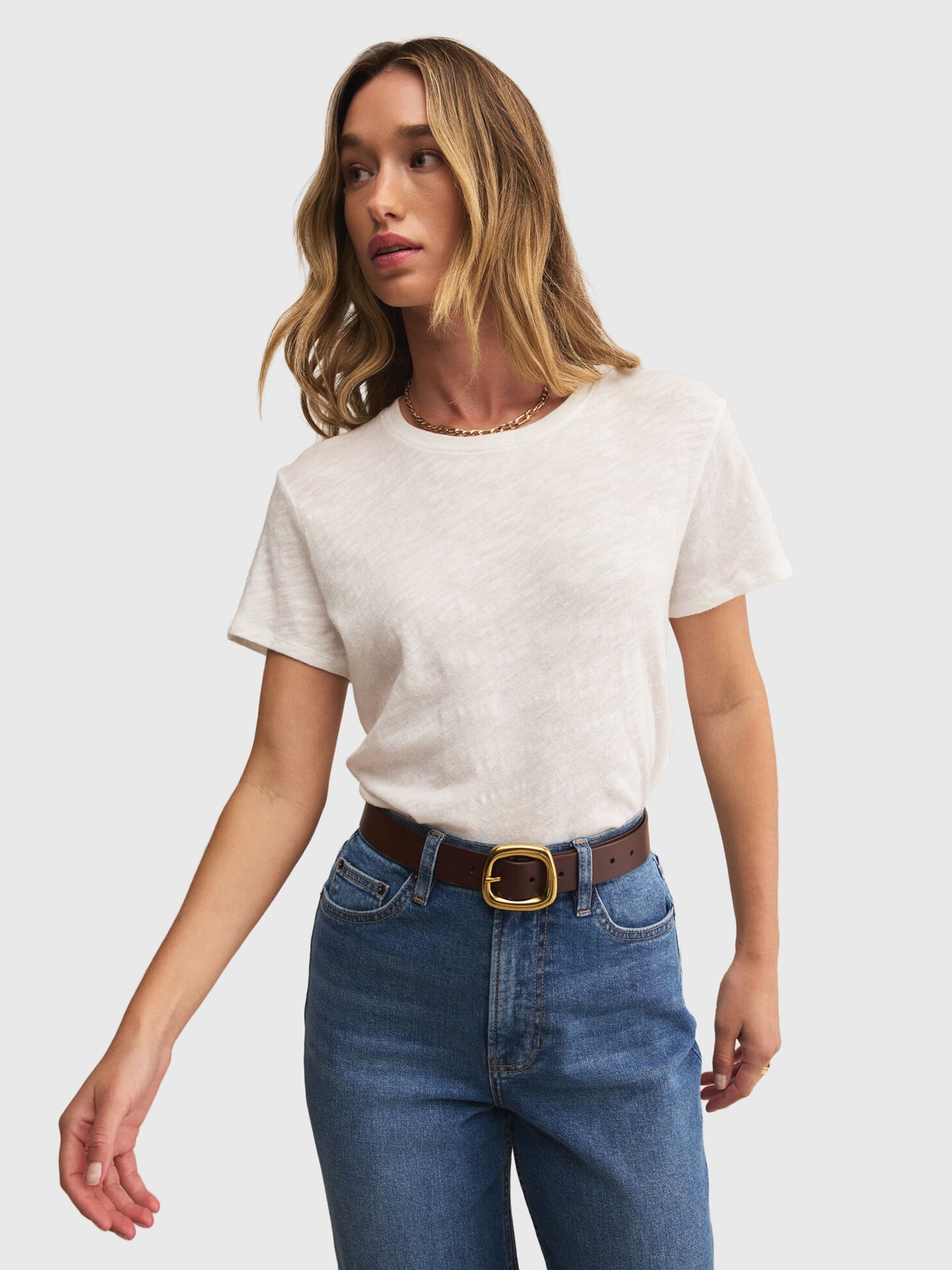 Z Supply Women's Foundation Slub Tee - Saint Bernard