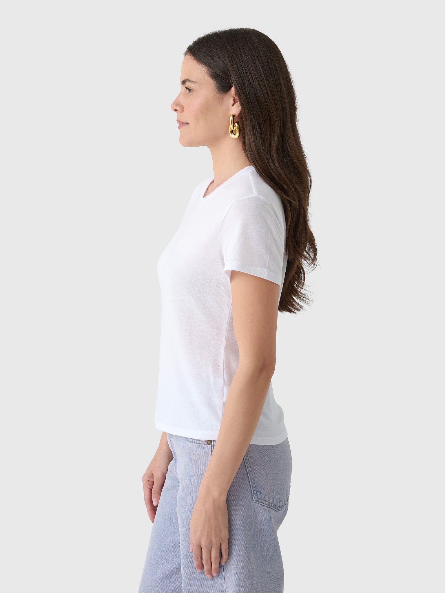 Z Supply Women's Tourist Knit Jersey Tee - Saint Bernard