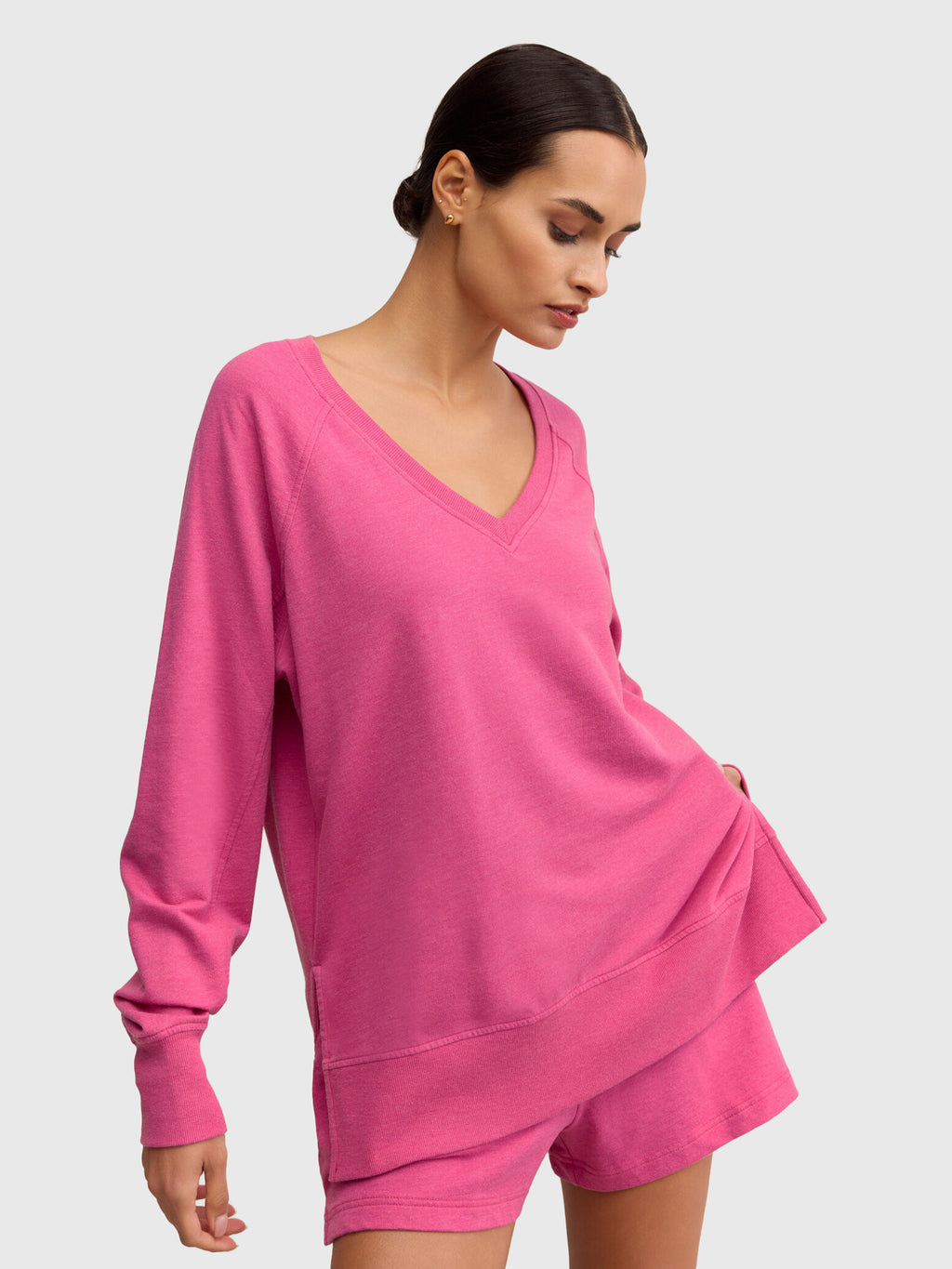 Z Supply Women's Weekender V-Neck - Saint Bernard
